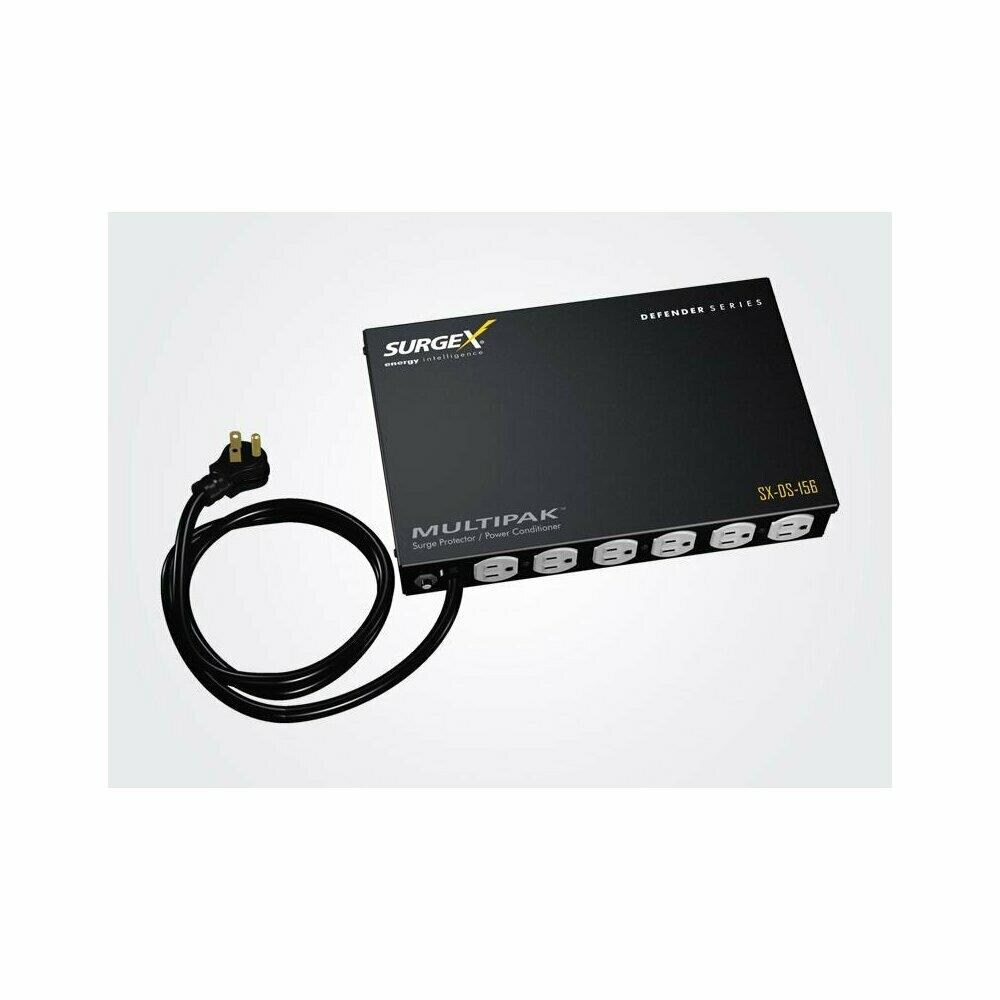  TCNCD309749 SurgeX SX-DS-156 MultiPak Defender Series Surge Suppressor with 6 Receptacles