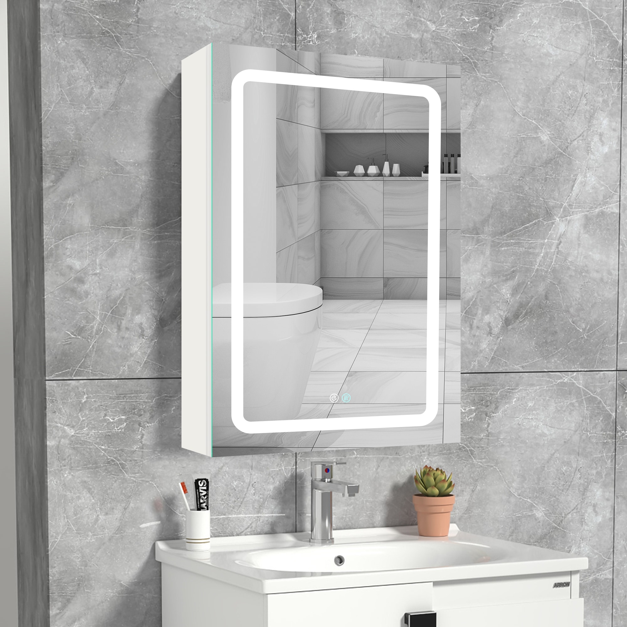 Forclover WBSGOYF21 Bathroom-Medicine-Cabinets - View #3