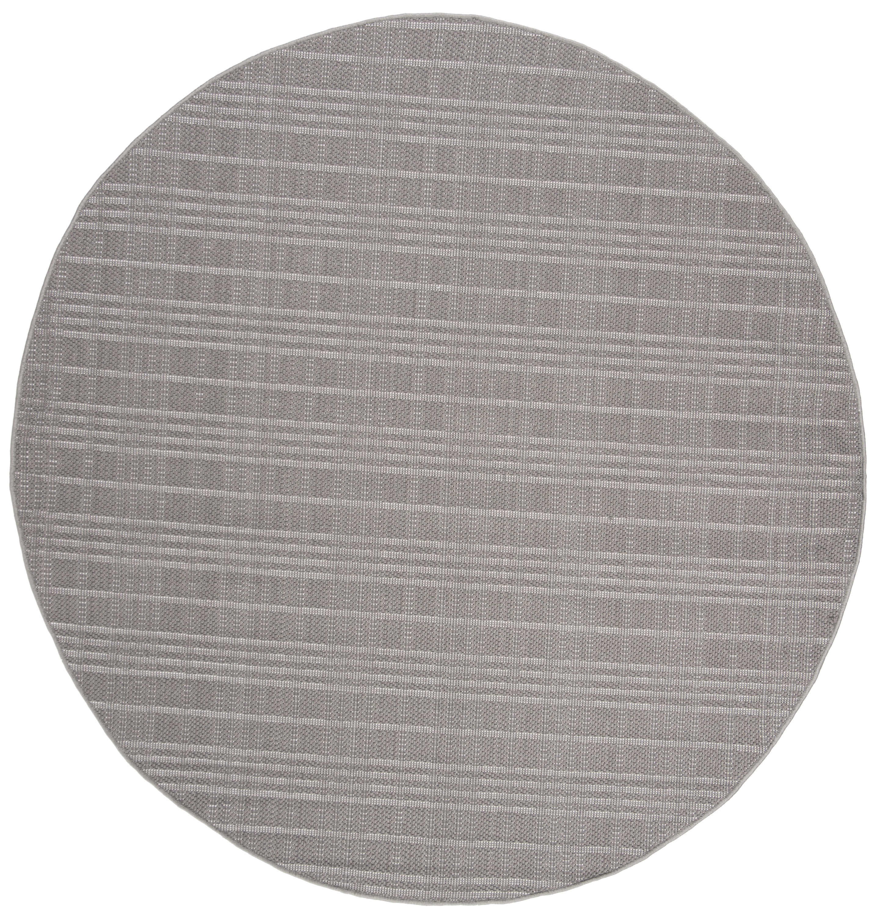 Safavieh BMU802F-8R Bermuda 800 Blanche 8 x 8 (ft) Loomed Polypropylene Gray Round Indoor/Outdoor Geometric Bohemian/Eclectic Area rug