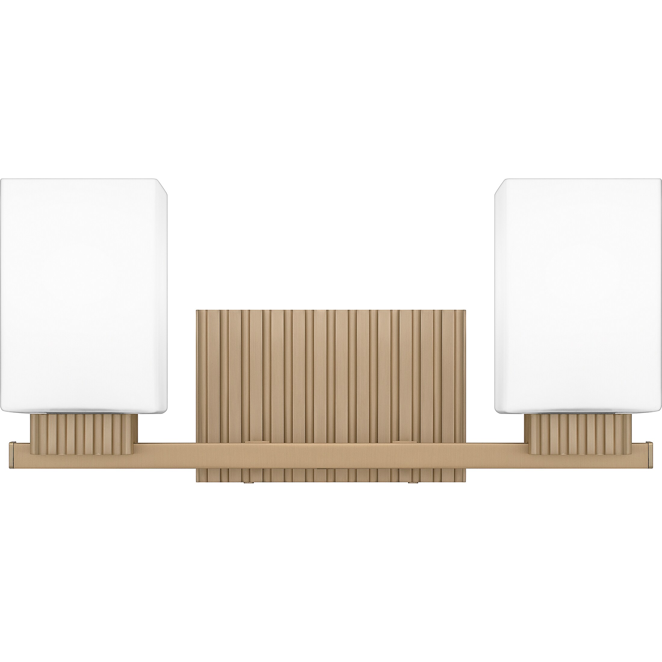 Quoizel JOY8616BGD Joyner 16-in 2 -Light Gold Modern/contemporary Vanity light