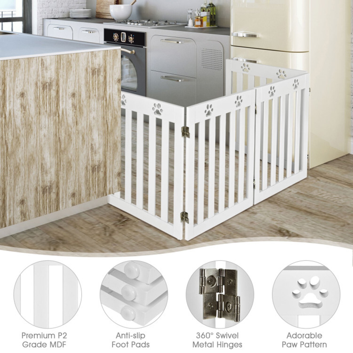 Mondawe MO-PS7401WH Pet-Gates - View #9