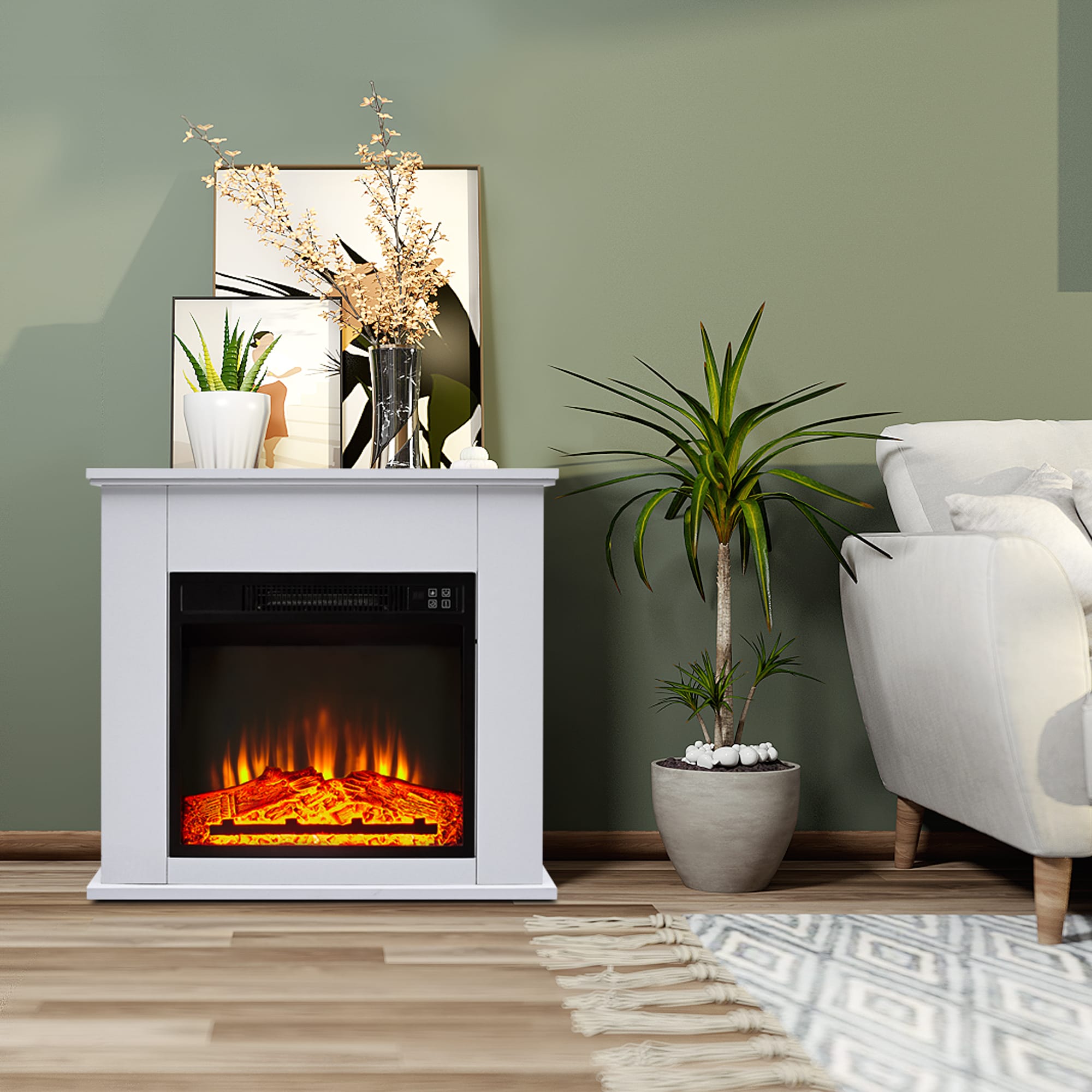 Miki Shinly SUN-7823-02QI Electric-Fireplaces - View #7