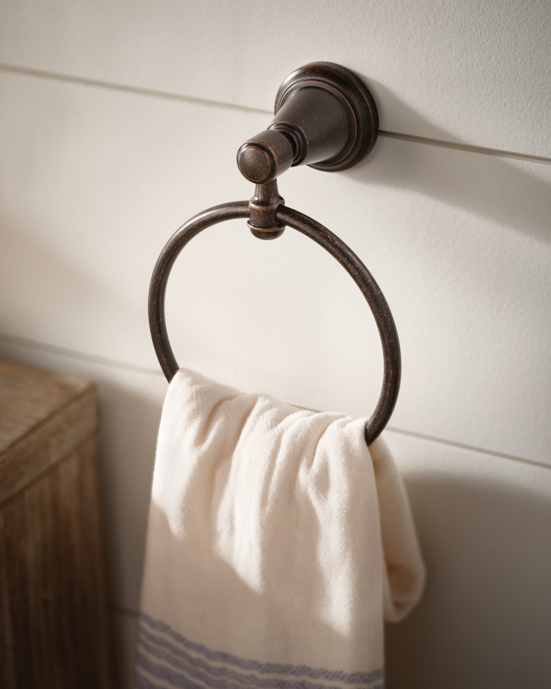 Amazon.com: Hand Towel Bar，Bath Towel Ring Brushed Nickel Hand Towel Holder  9Inch Bathroom Stainless Steel Towel Rack Wall Mount . Hb-101-D2 : Tools &  Home Improvement
