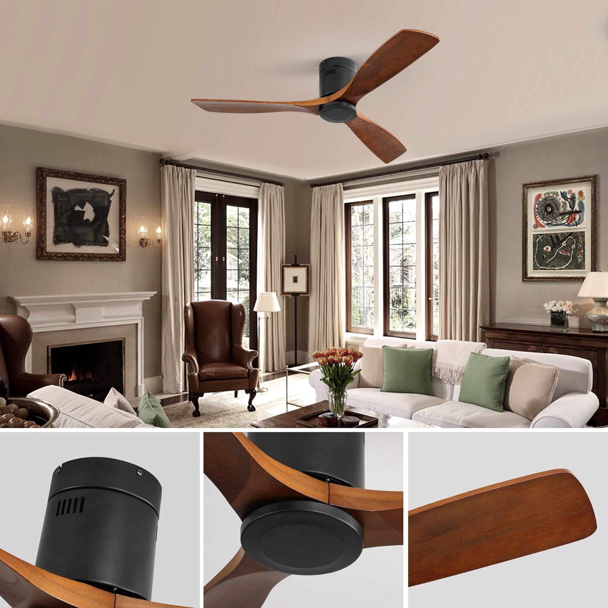 HyperDrop Cart B-31B45AH8QRKO Ceiling-Fans - View #4