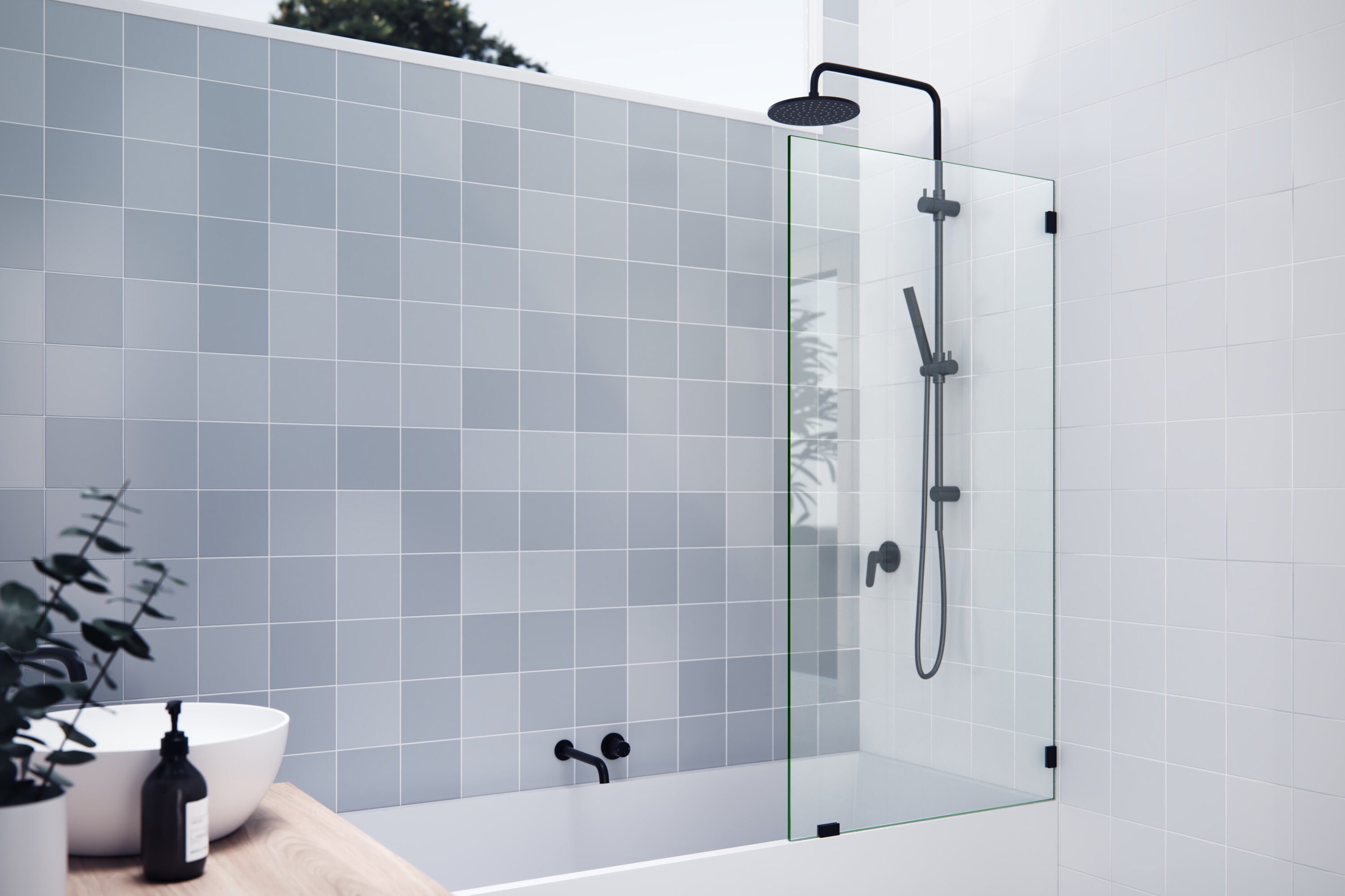Glass Warehouse GW-BF-29.5-MB Shower-Doors - View #3