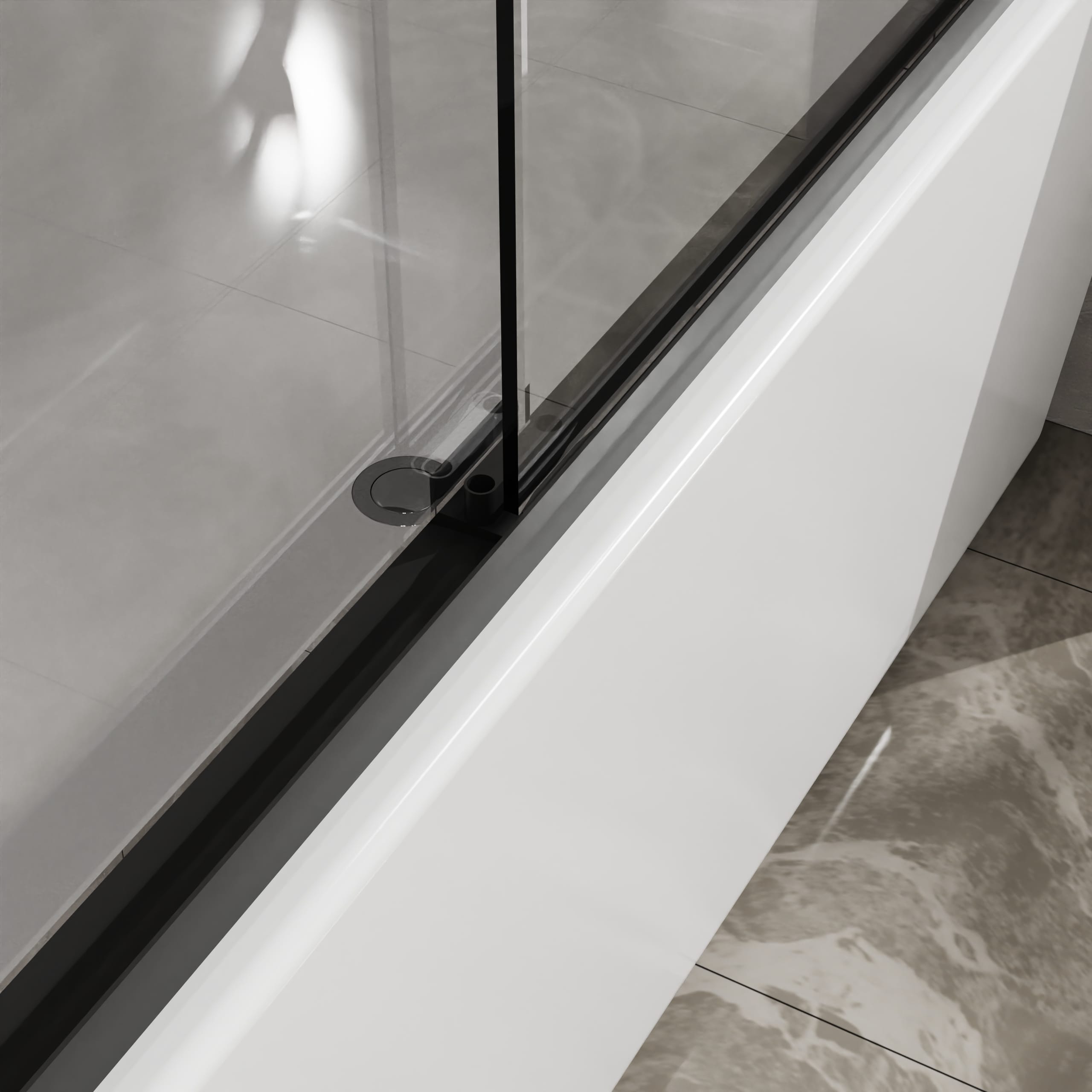 WELLFOR DTG-BAS110MB Shower-Doors - View #6
