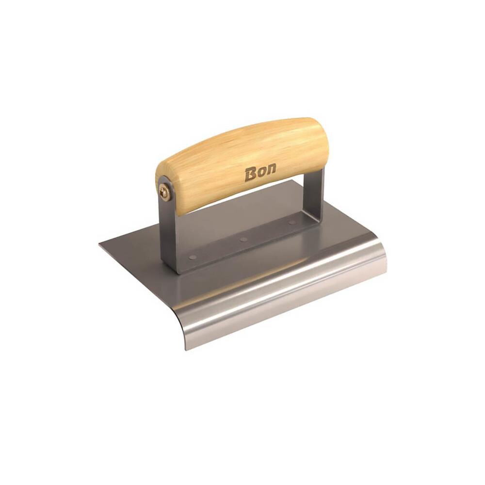 Bon Tool 12-443 6-in x 4-in Stainless steel Concrete Edger with 0.875-in Radius