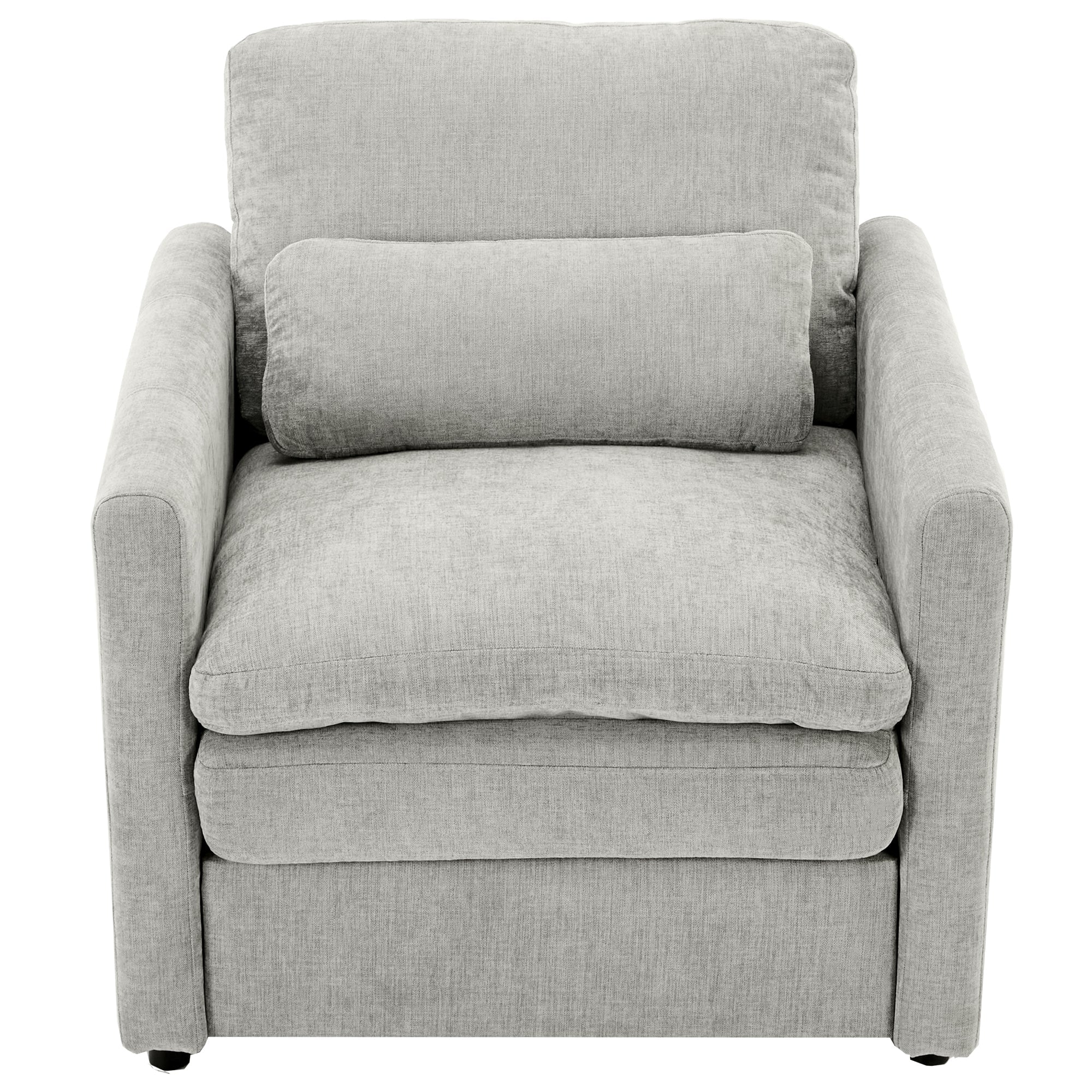 Boyel Living - 31.9 inch Cozy Upholstered Armchair Oversized Comfy Cloud Sofa Double Cushion Sing...