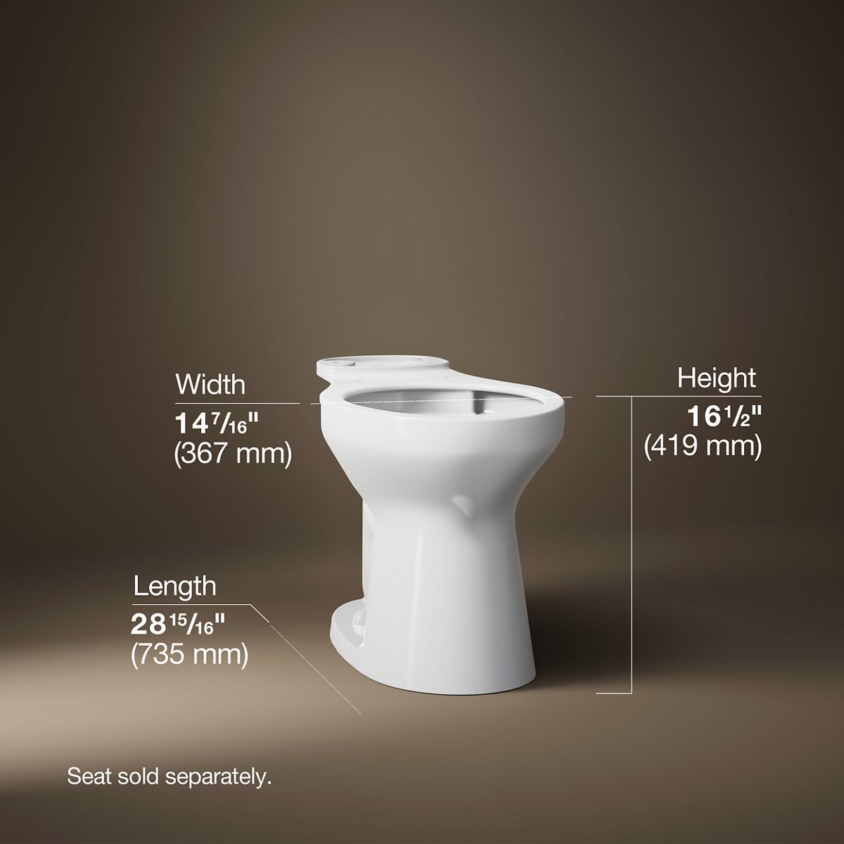 KOHLER K-31588-0 Toilet-Bowls - View #3