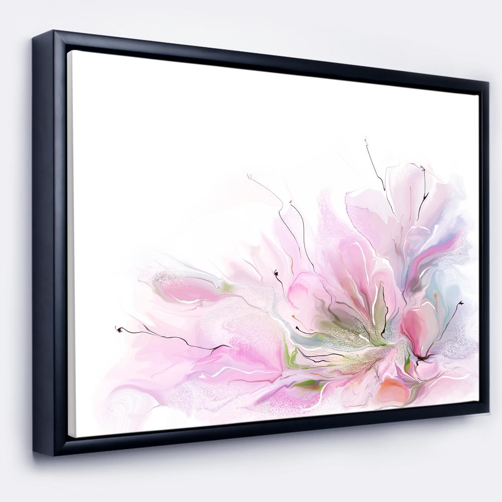 Designart Wood Floater Frame 32-in H x 42-in W Modern Print on Canvas ...