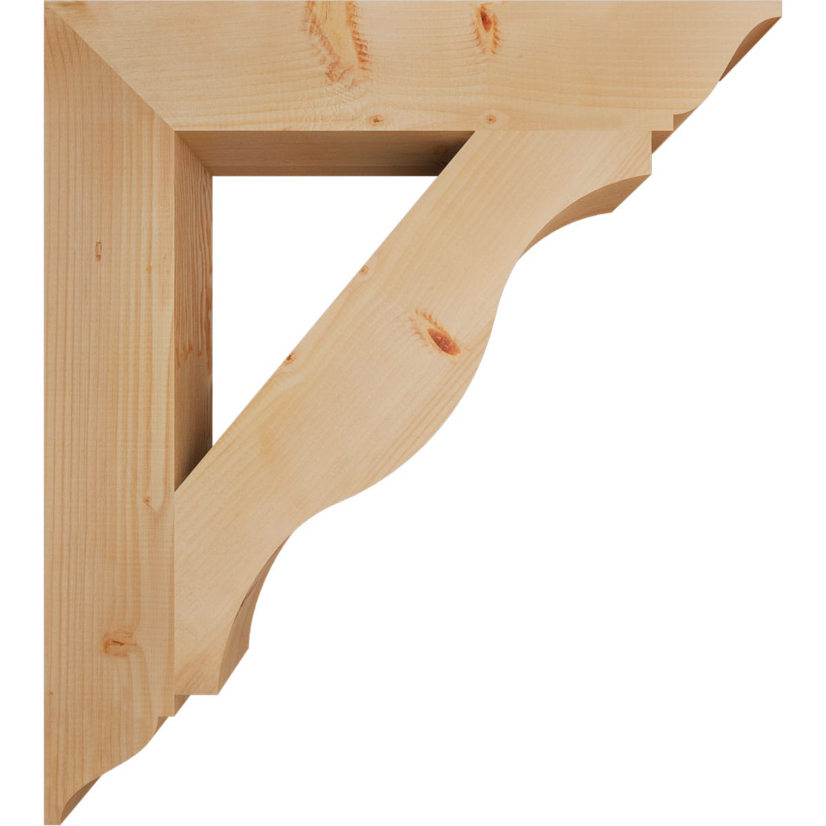Ekena Millwork BKT06X34X38FST01SDF Exterior-Brackets-Braces - View #3