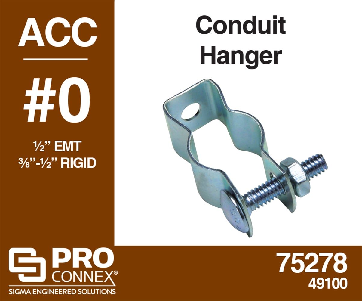 Conduit & Pipe Hanger - 1/2 - TekSupply