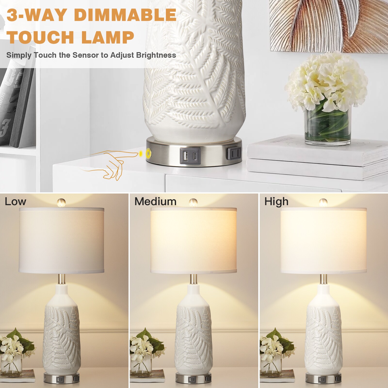 UrFurnishings TD-283 Table-Lamps - View #7