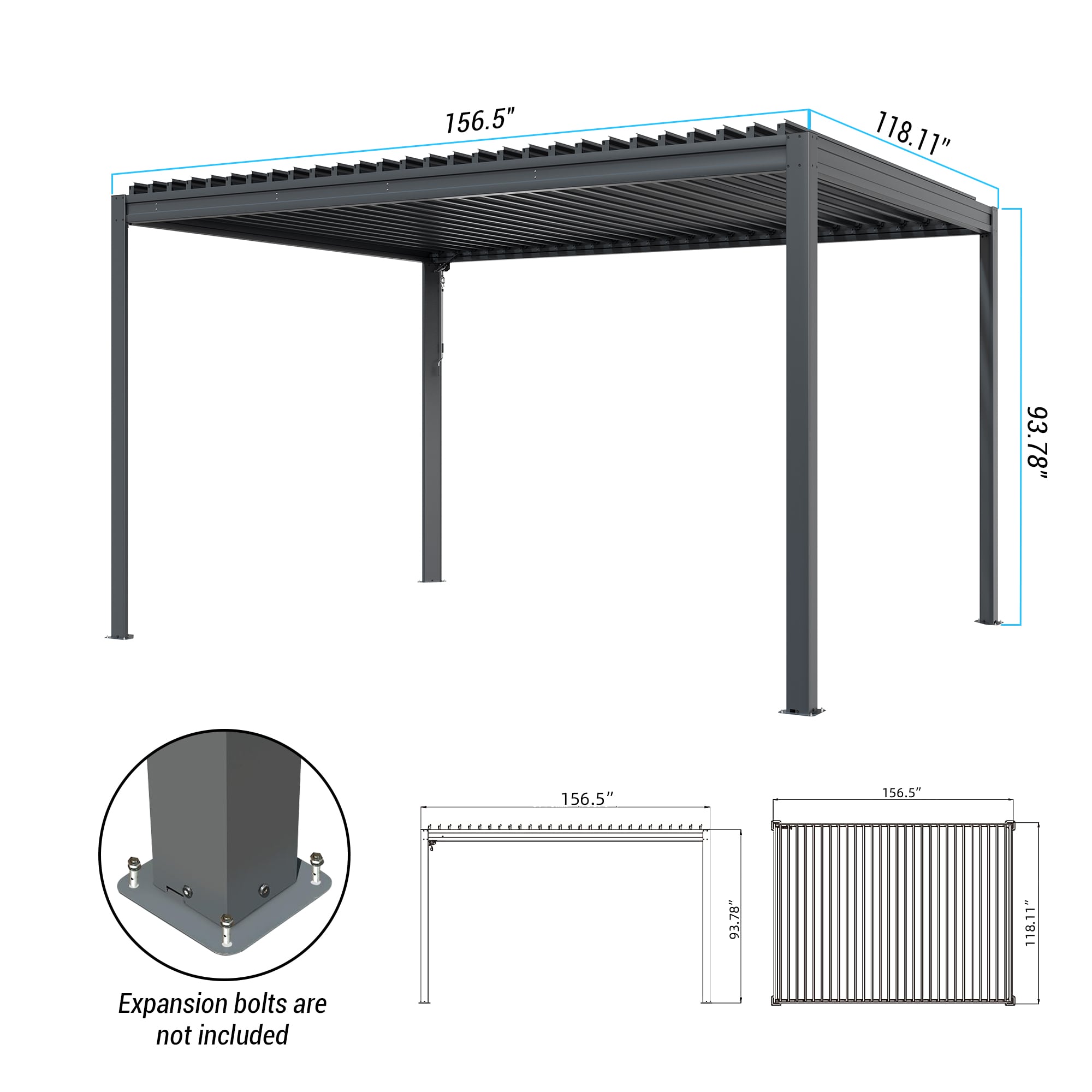 Mondawe MD-LGMF1631-G Pergolas-2 - View #13