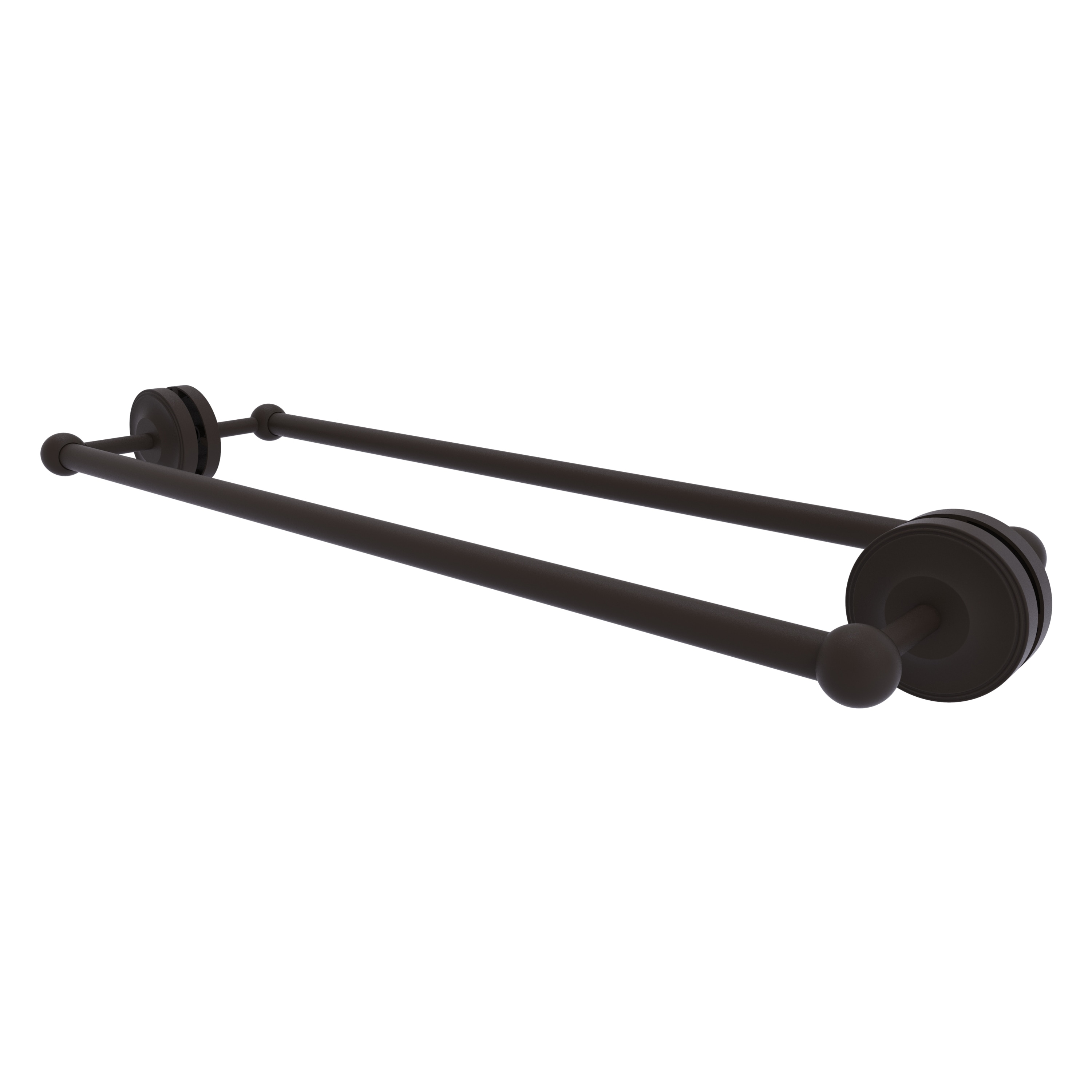 Allied Brass PR-41-BB-24-ORB Prestige Regal 24-in double Oil-rubbed bronze Wall mount Double Towel Bar