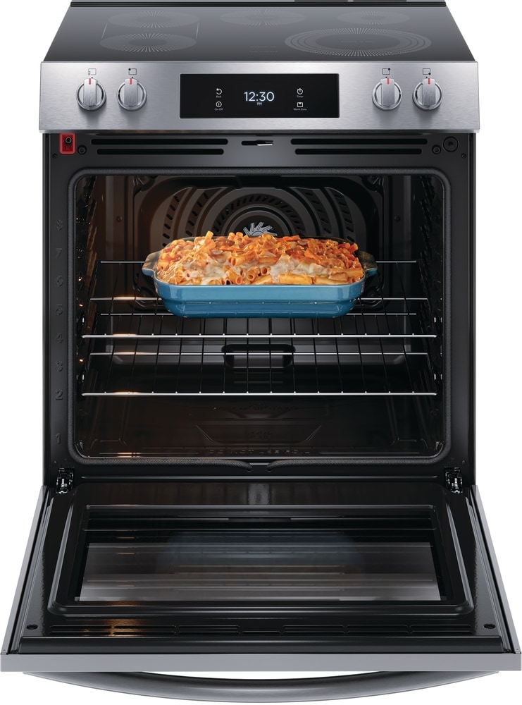 Frigidaire electric range with air fryer best sale