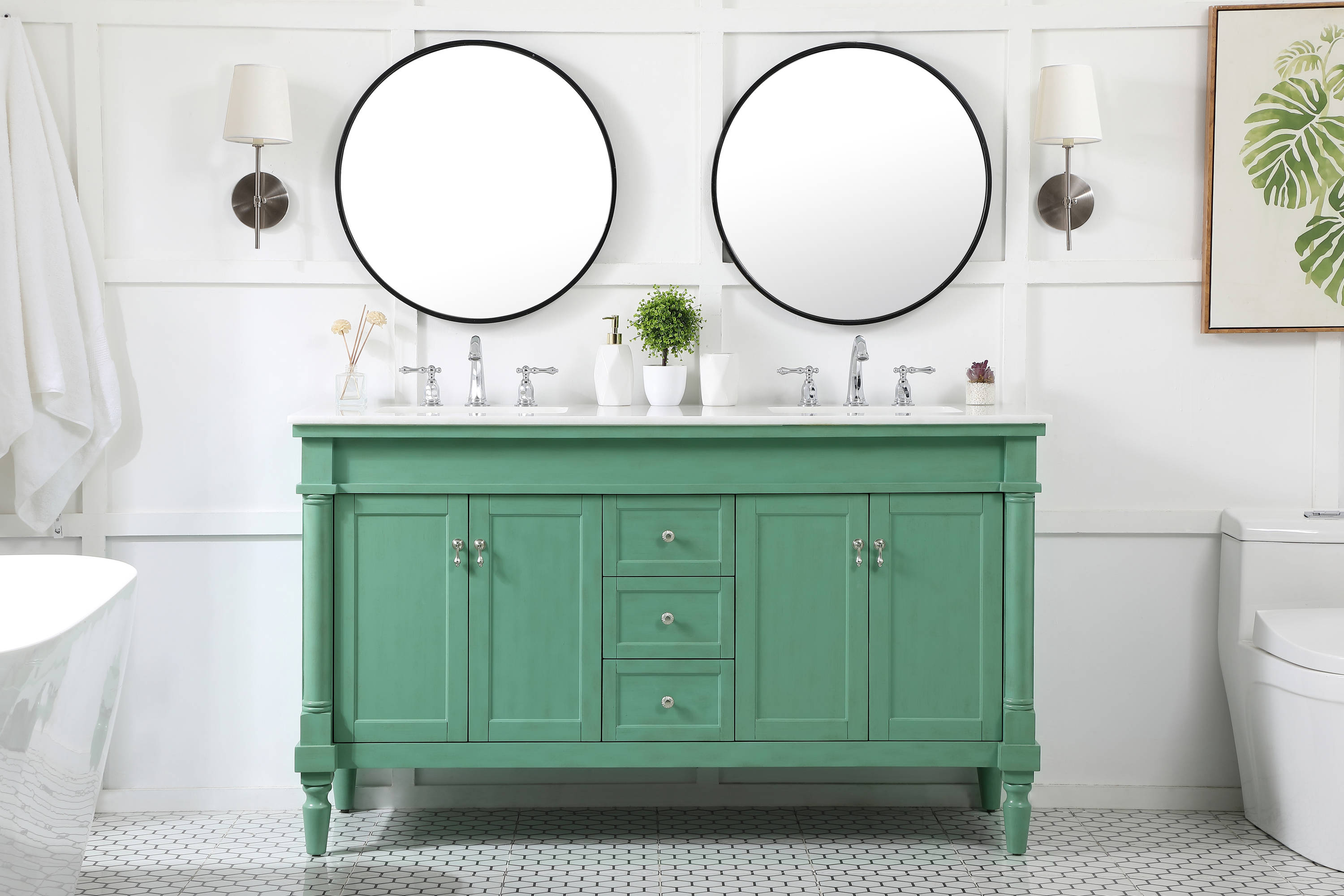 Elegant Decor HF39180DVM Bath-Vanity-Combo - View #5