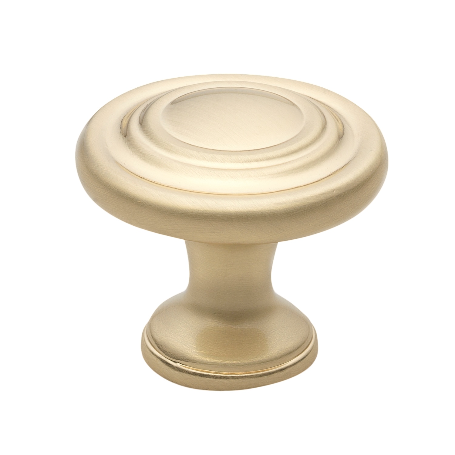 GlideRite Hardware 5415-CHPG-5 1-1/4 in. Classic Round Cabinet Knob - 5 Pack