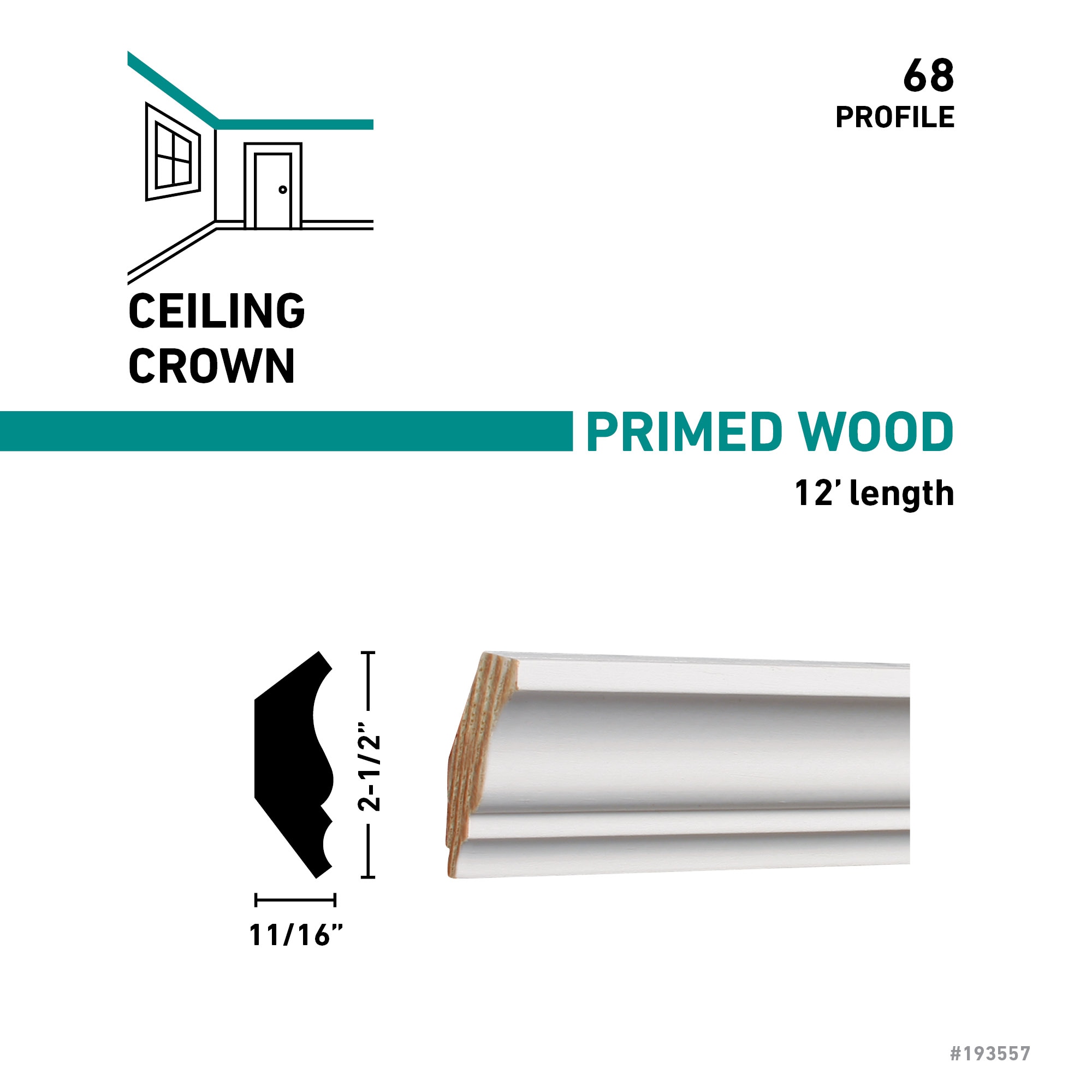 RELIABILT 6812FJPMD Crown-Moulding - View #3