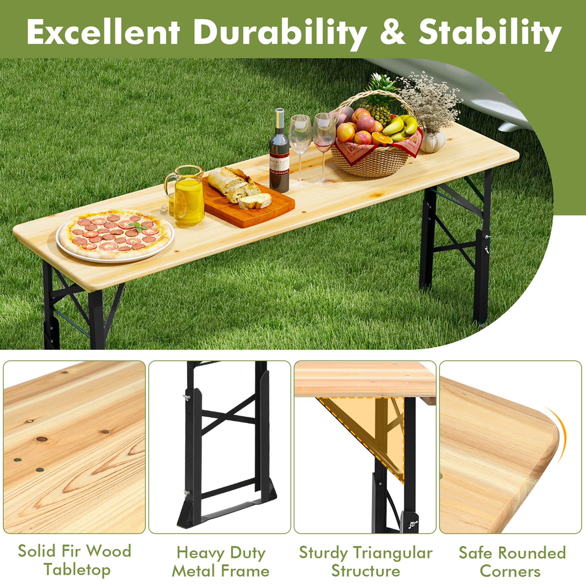 Costway HCST01833 Patio-Tables - View #4
