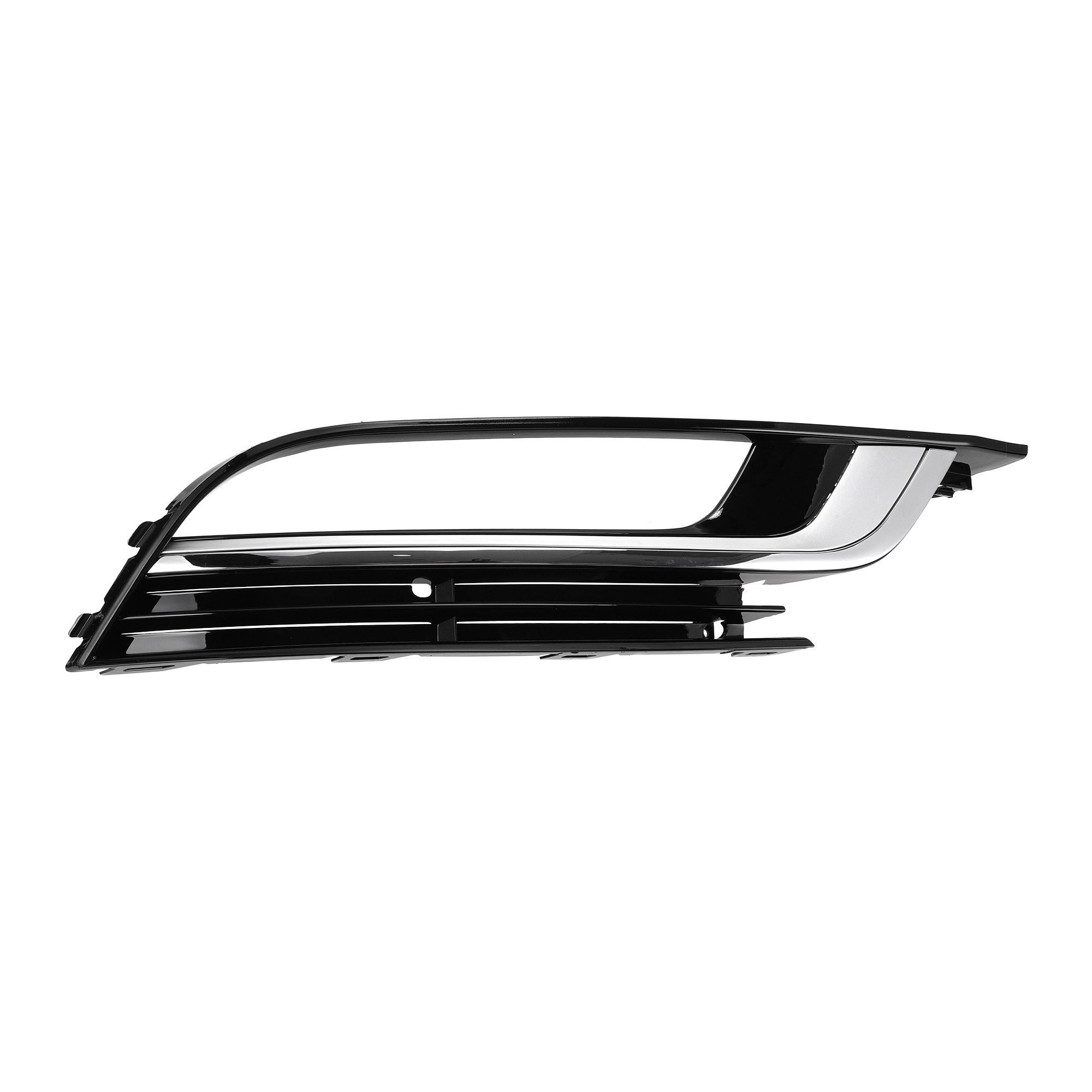 Unique Bargains 1pc Fog Light Grill for Volkswagen CC 2013-2016 ABS Black Silver Tone Front Right Front Lower Bumper Fog Light Cover Inserts