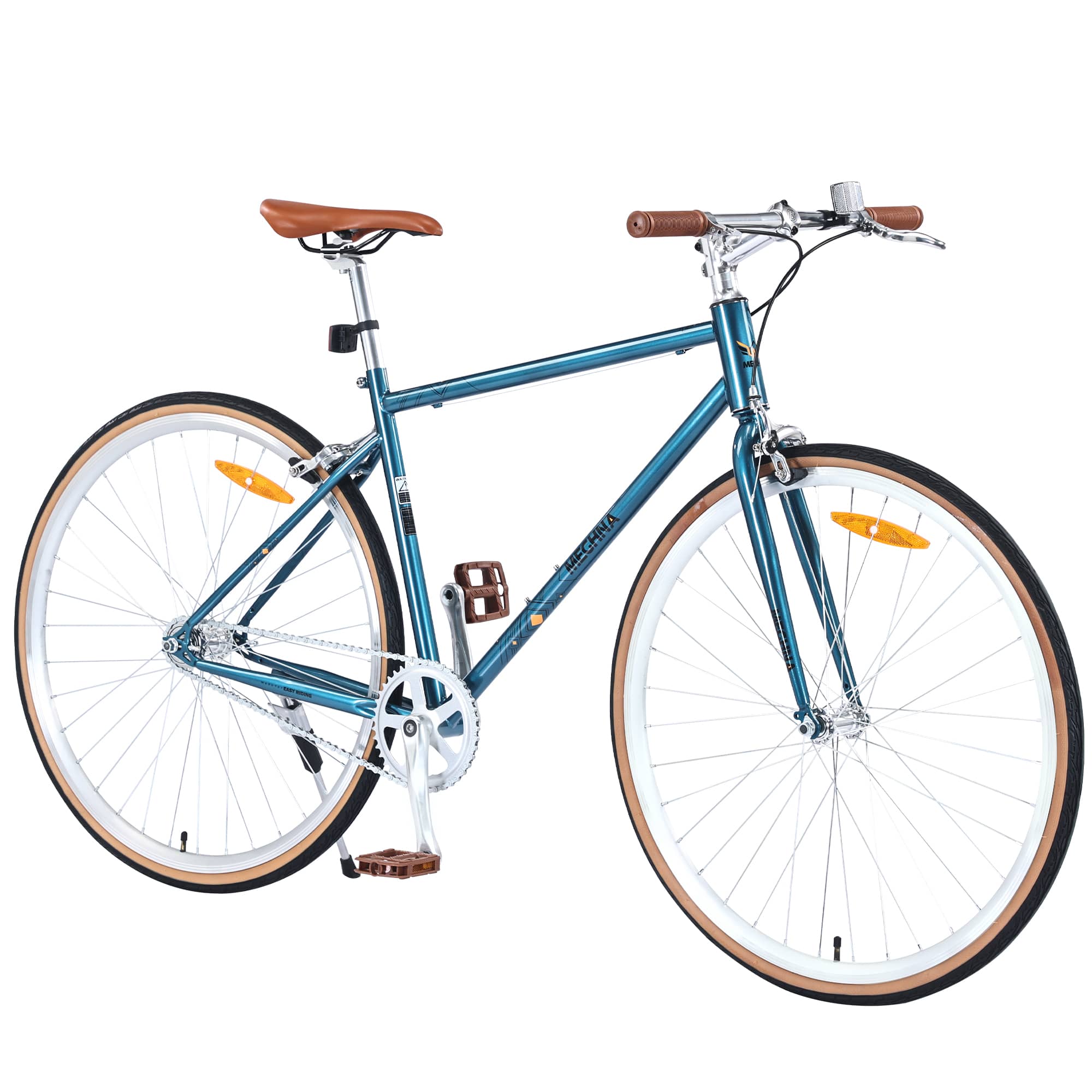 Vynxaria LEXY0030-DJZXC-BU35C Blue 700C Retro Style City Bicycle