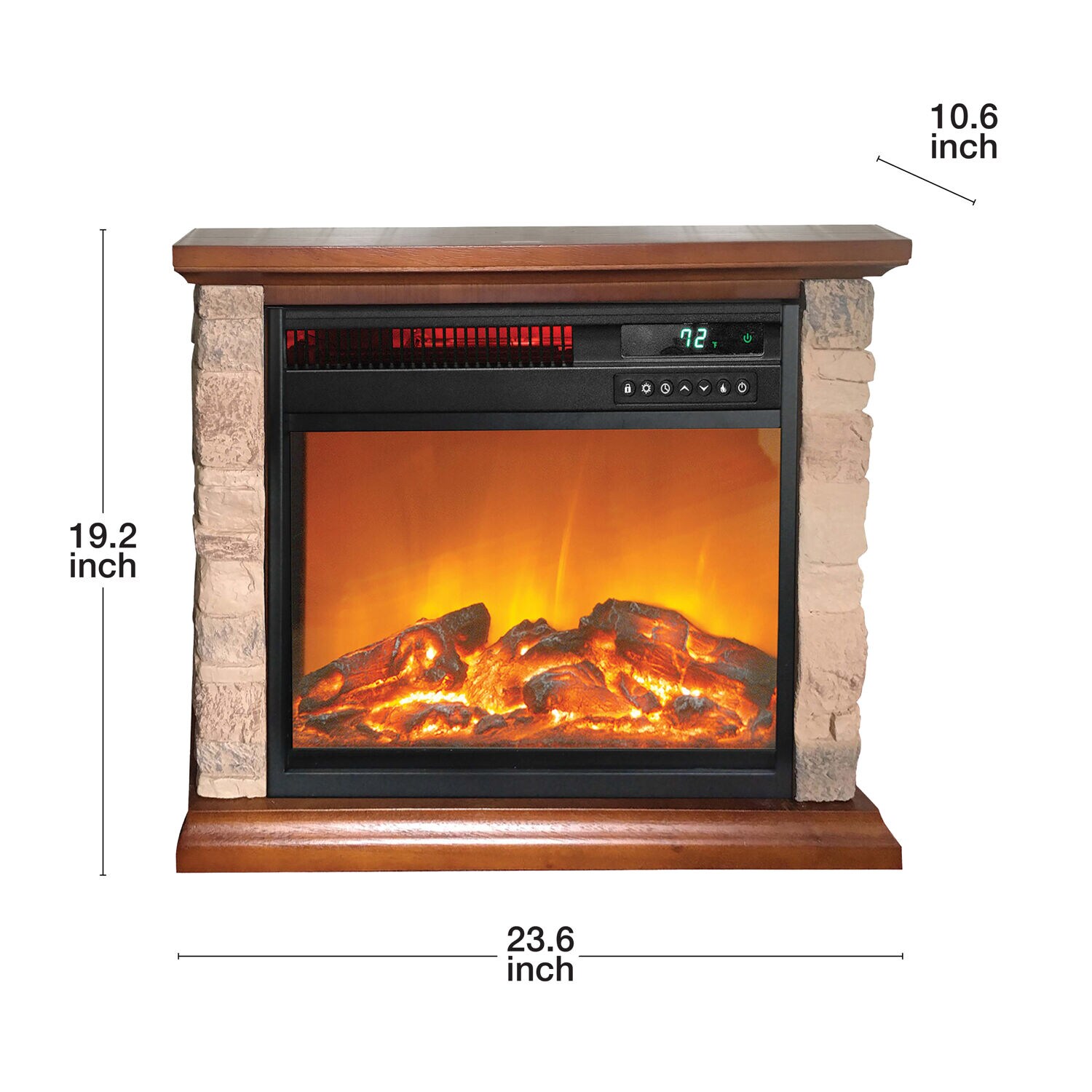 Lifesmart FP1215 Electric-Fireplaces - View #4