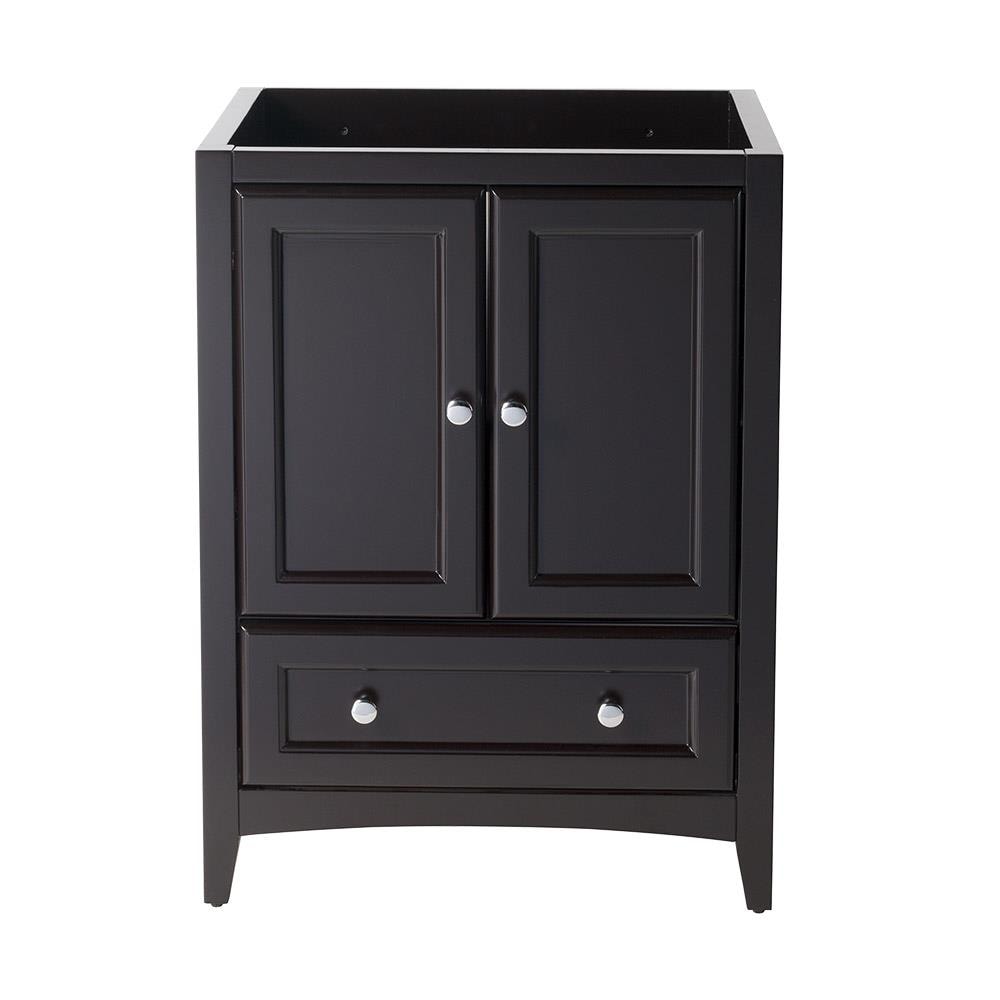 Fresca FCB2024ES Oxford 24-in Espresso Bathroom Vanity Base Cabinet without Top