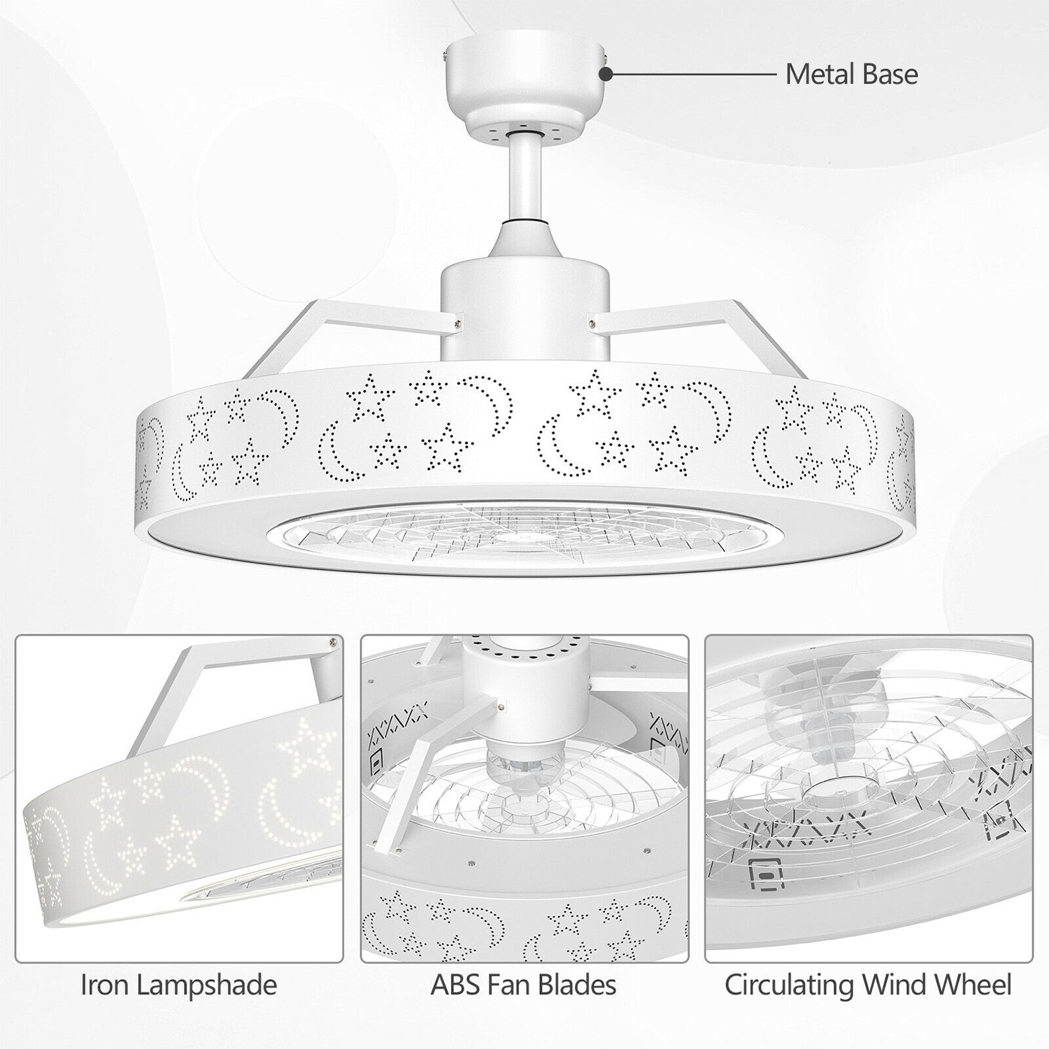 WELLFOR CHY-CF007USPI Ceiling-Fans - View #4