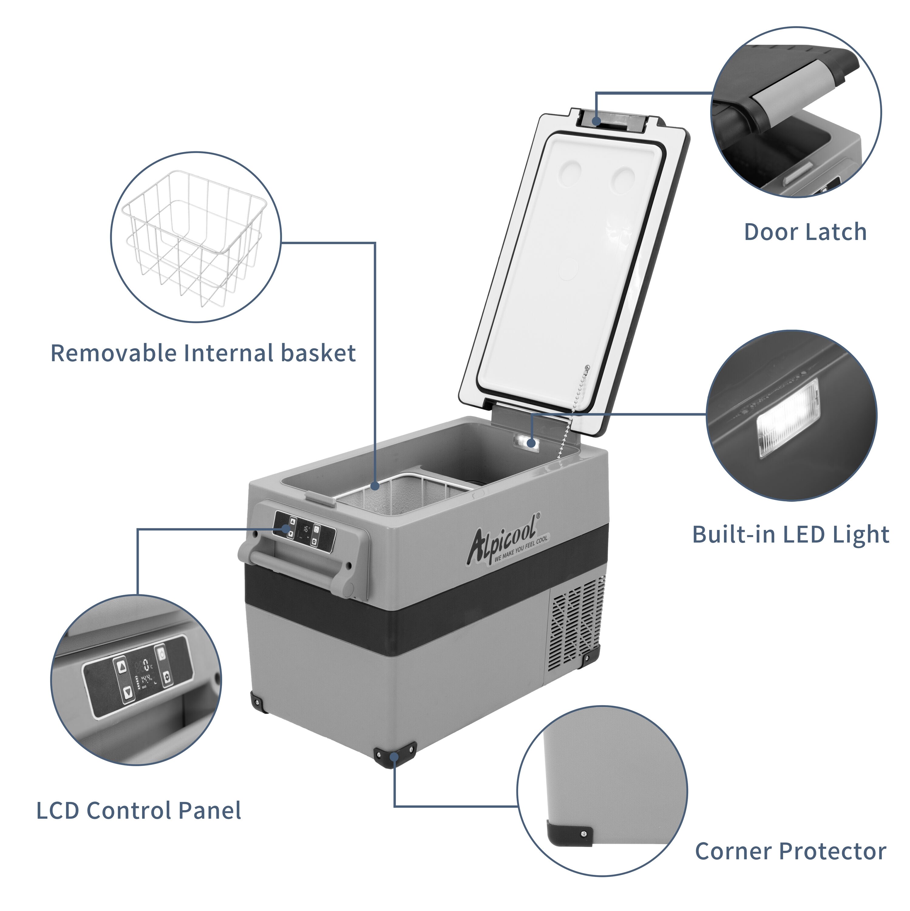 Alpicool CF45 Portable-Coolers - View #5