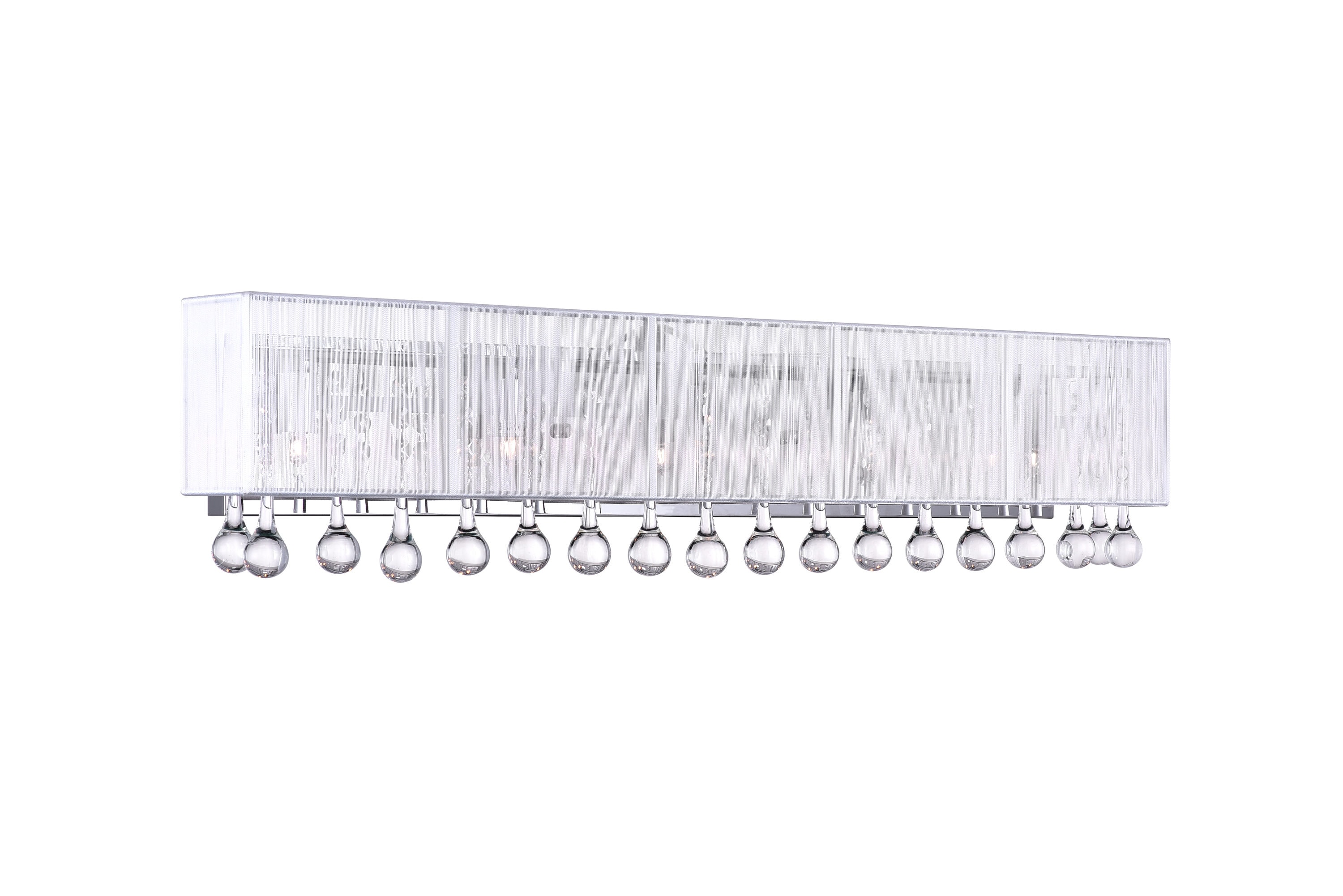 CWI Lighting Water Drop 32-in 5-Light Chrome LED Modern/Contemporary ...