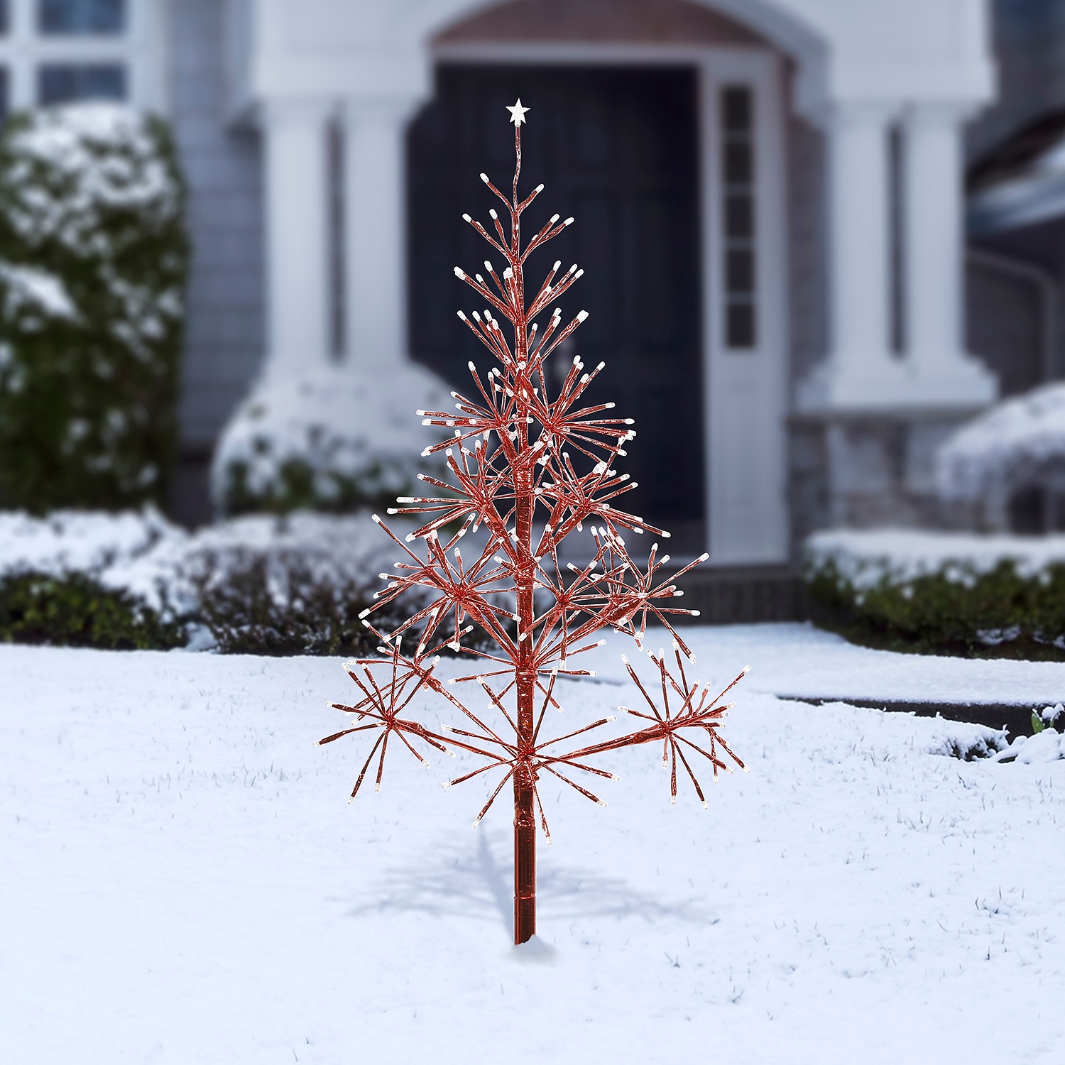 Alpine Corporation CRD111S-RD Artificial-Christmas-Trees - View #2