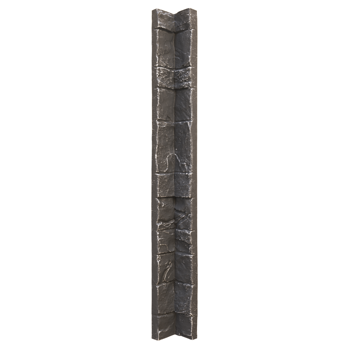 Ekena Millwork PNUIC03X48SG Universal Inside Corner 1 Square feet Slate Gray Faux stone veneer