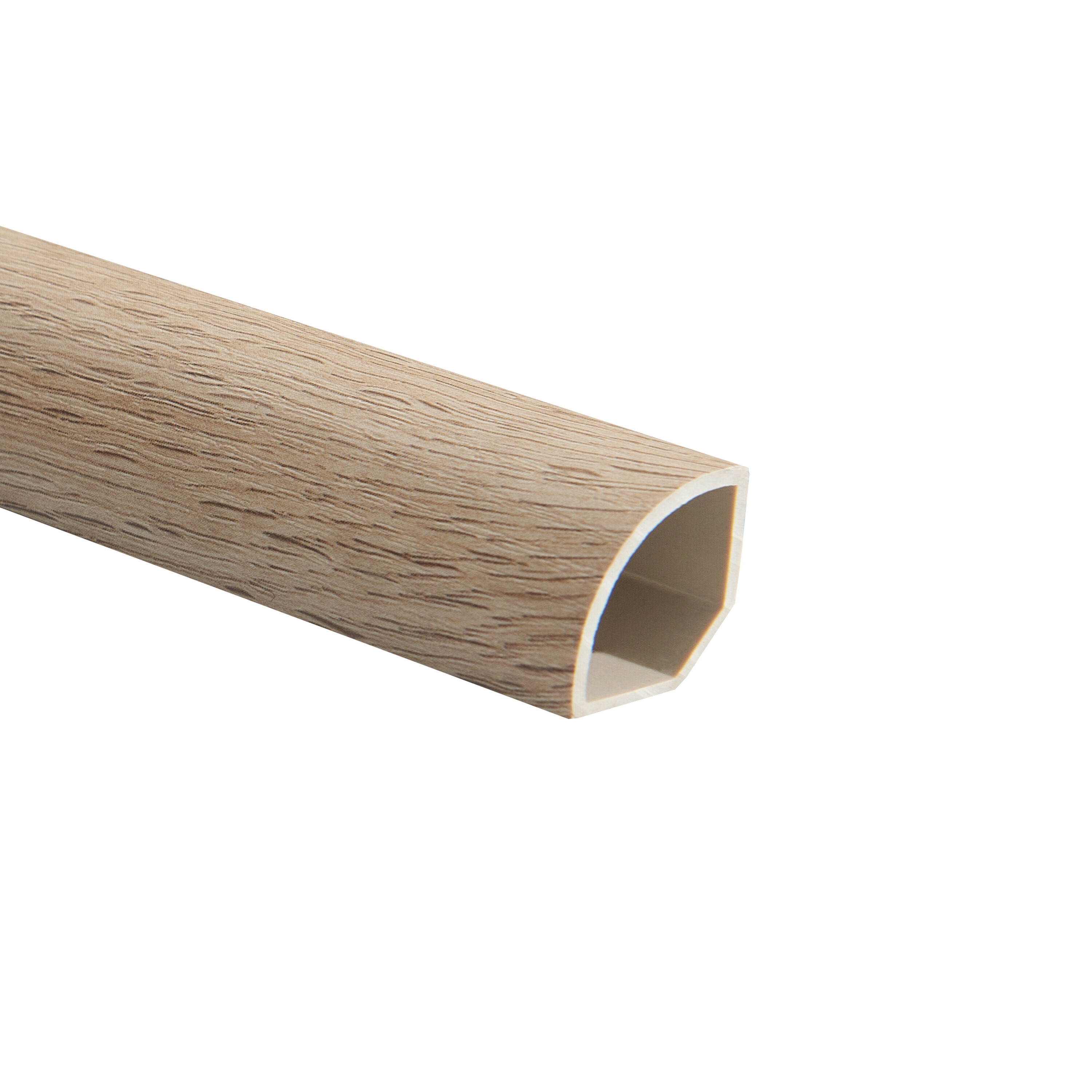 Villa Barcelona LOWMLCL028-QR Rigid Core Riviera 0.59-Inches T x 1.023-Inches W x 94.48-Inches L Vinyl Quarter round