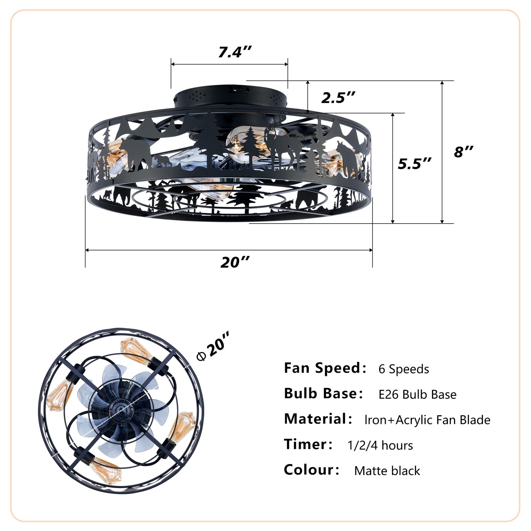 Dexmalle W3596P357166 Ceiling-Fans - View #3