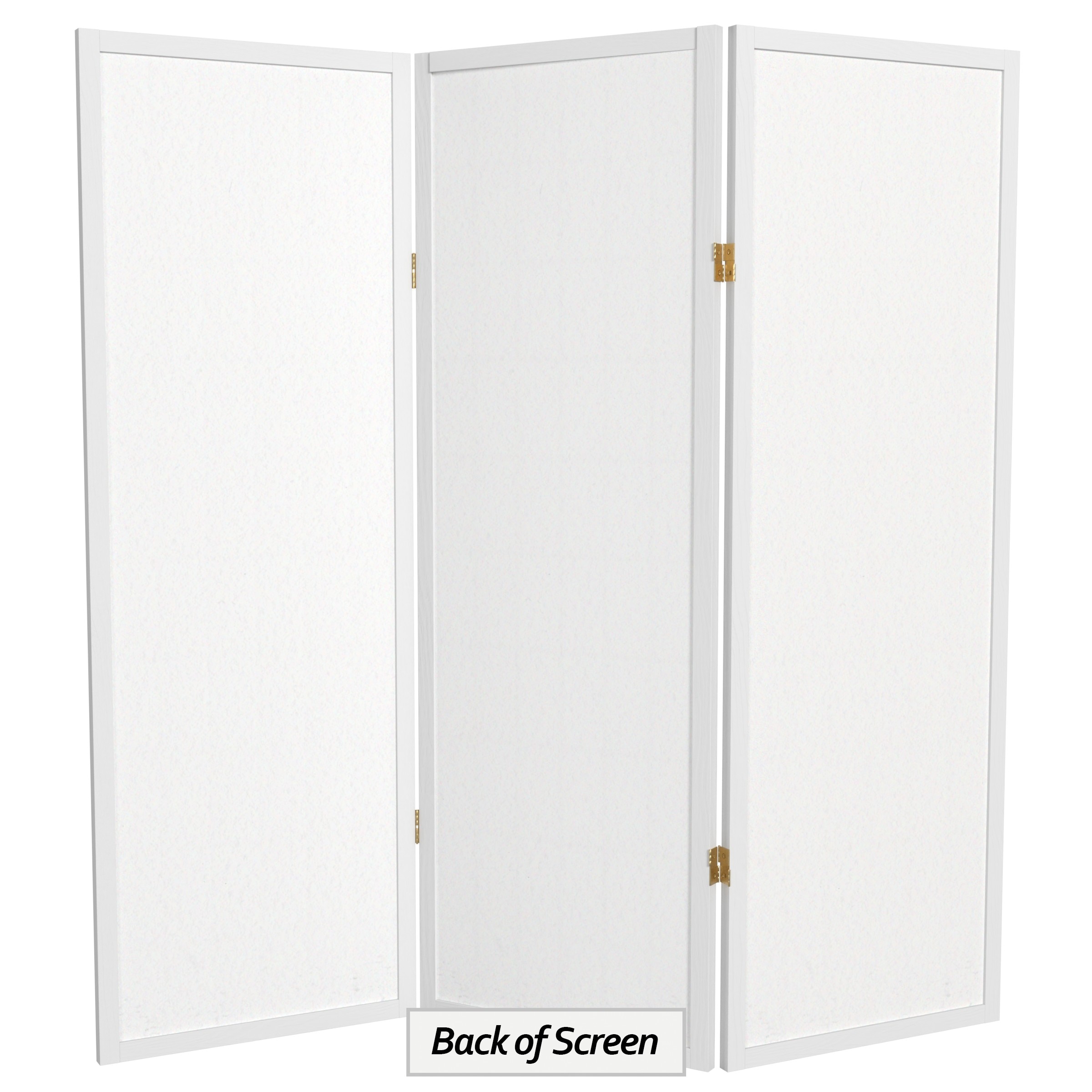 Oriental Furniture WP48-WHT-3P Indoor-Privacy-Screens - View #2