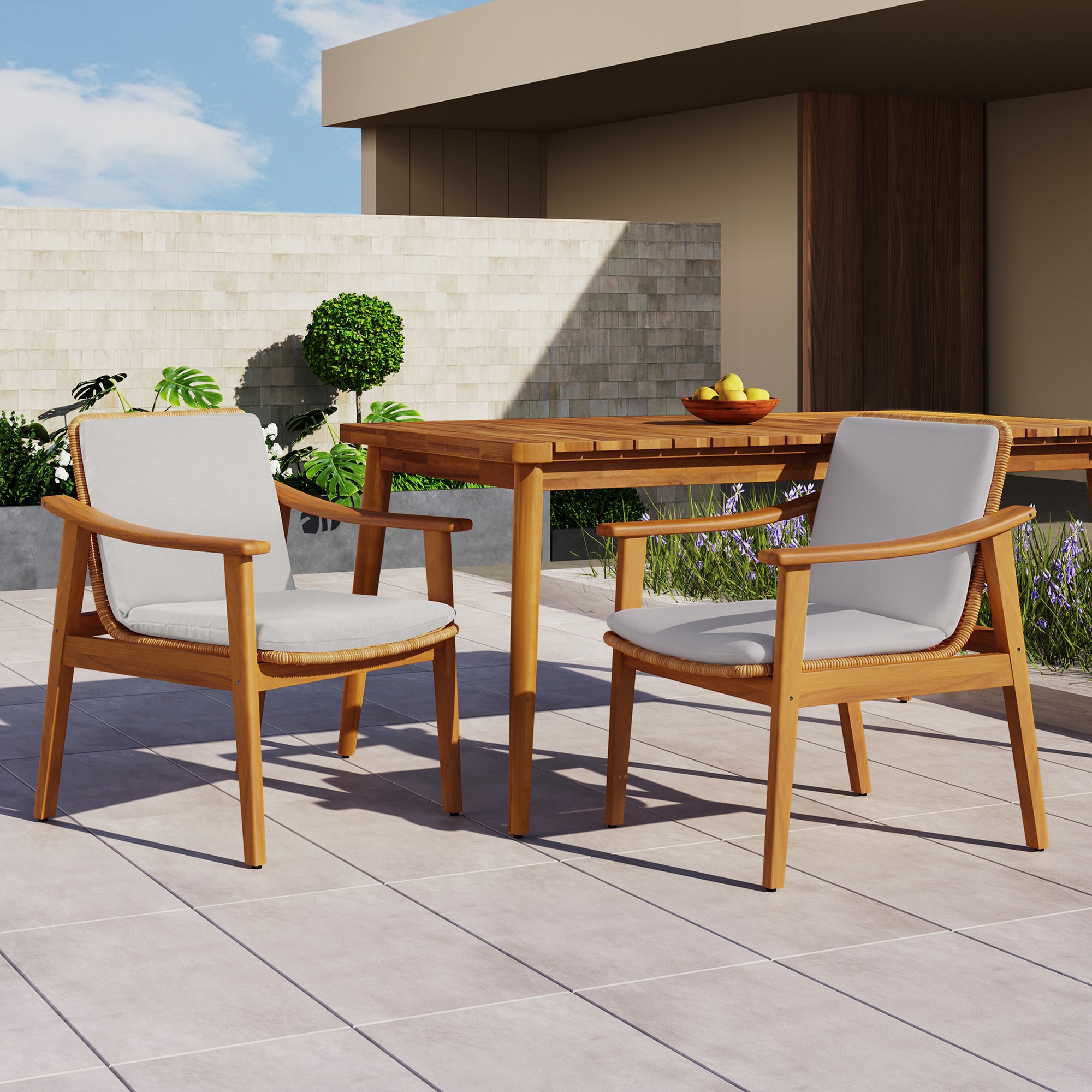 SINOFURN SYF770054GY Patio-Chairs - View #2