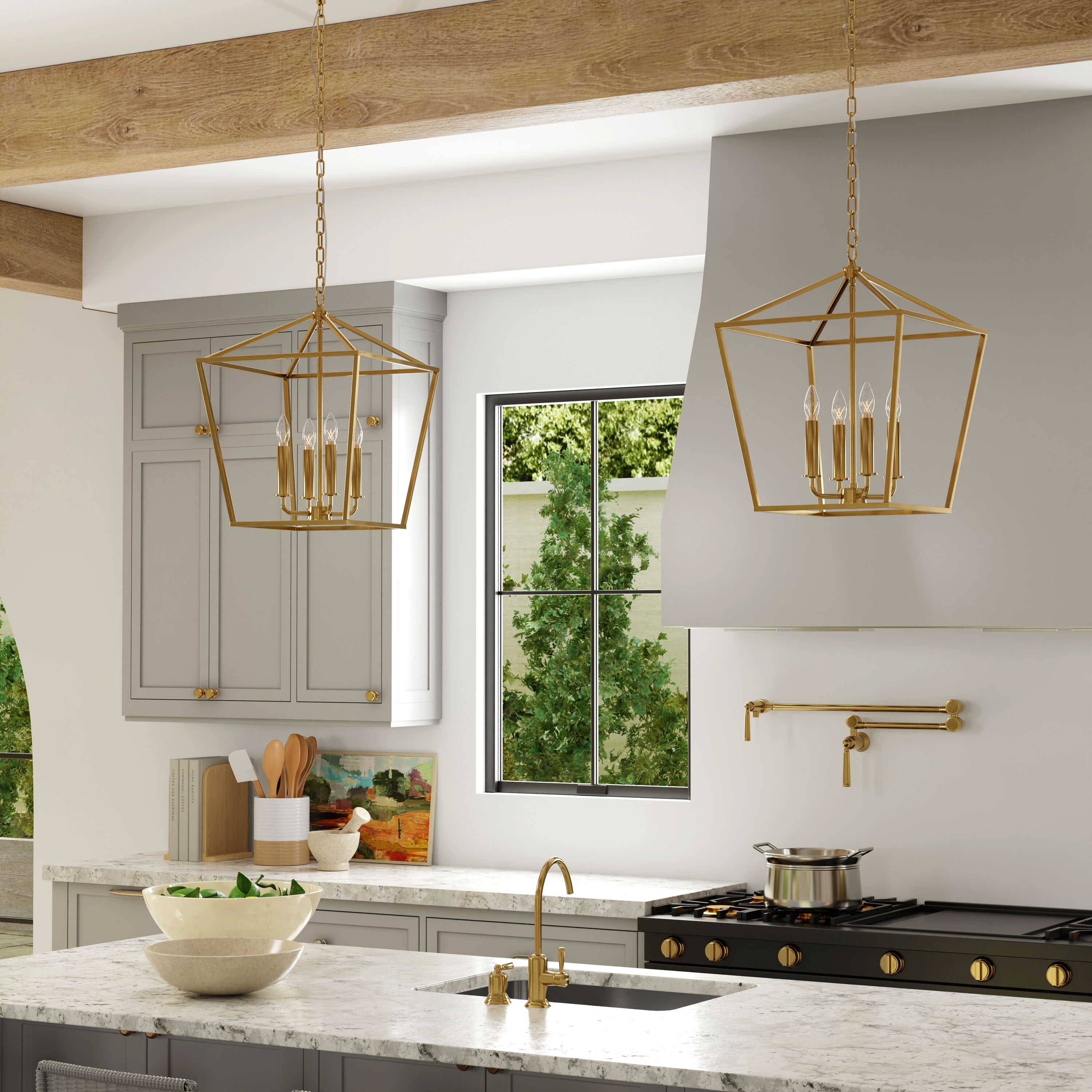 allen + roth CH31-4GD Pendant-Lights - View #4