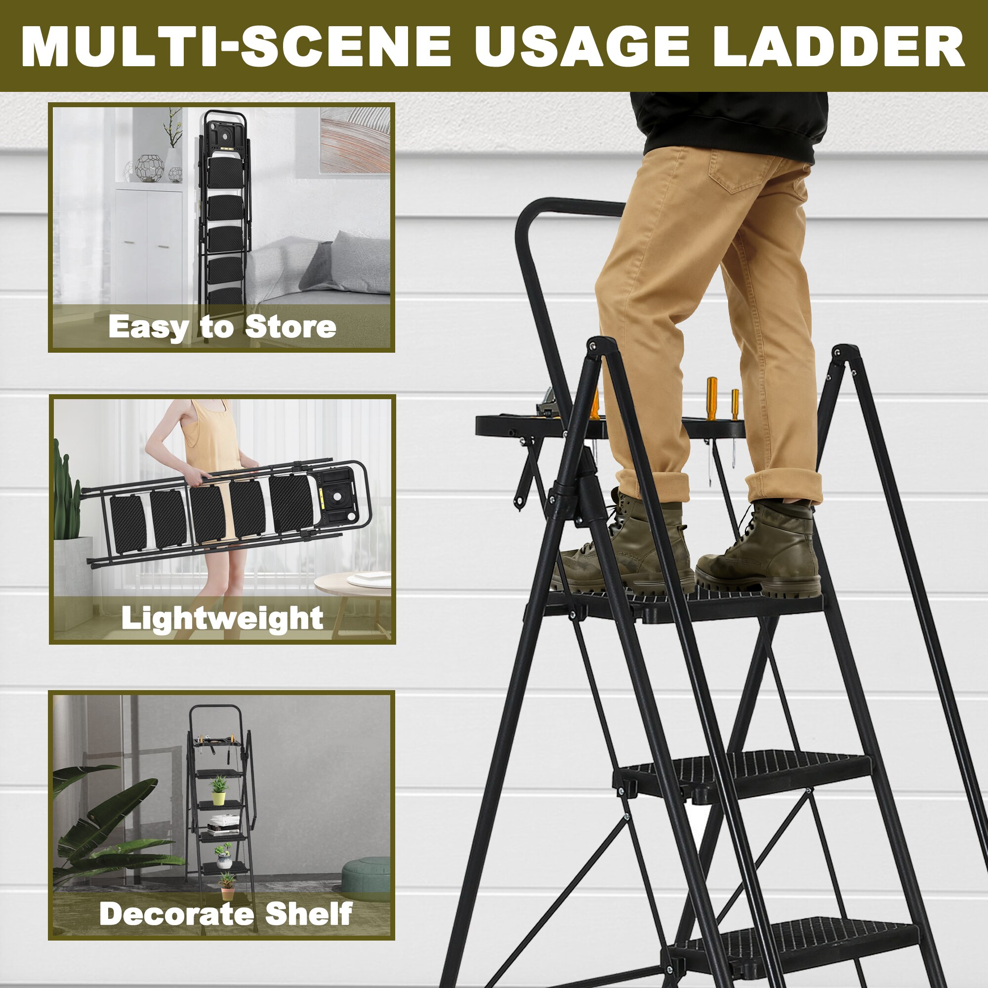 Tatayosi T-FST-T5B-GS Step-Ladders - View #6