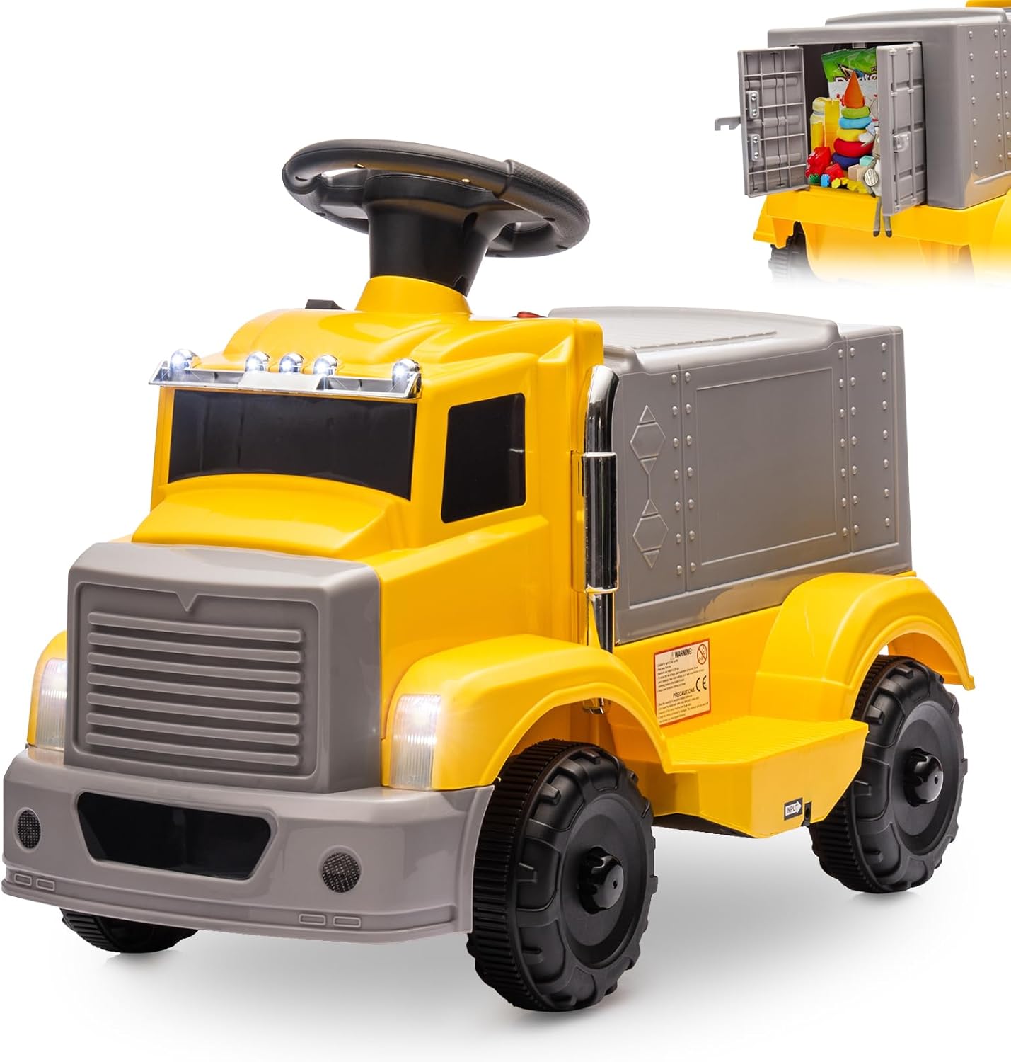 Der Rose 6V Ride On Car For Kids Ages 1 To 3 With Rechargeable Battery ...