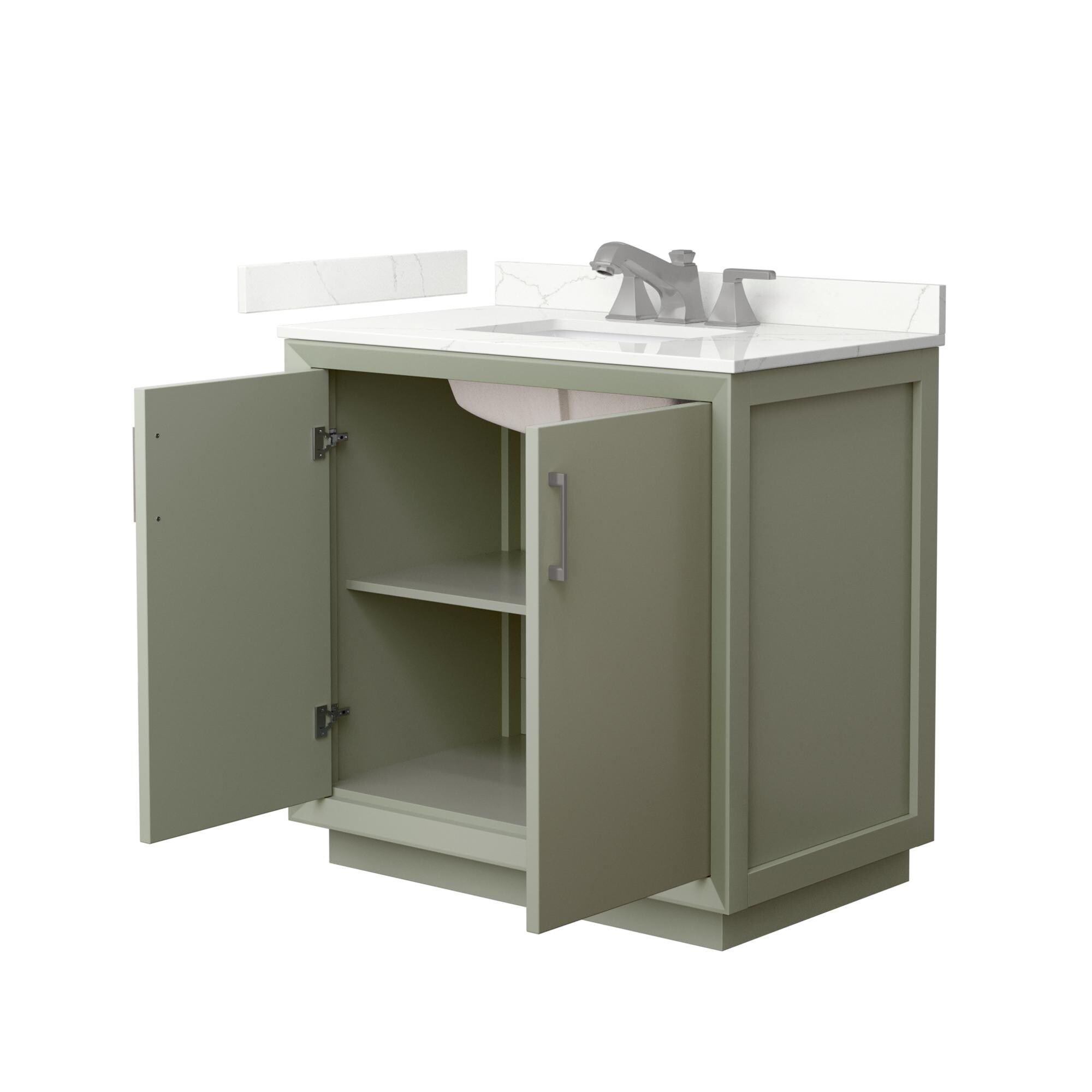 Wyndham Collection WCF414136SLGGTUS3MXX Bath-Vanity-Combo - View #2