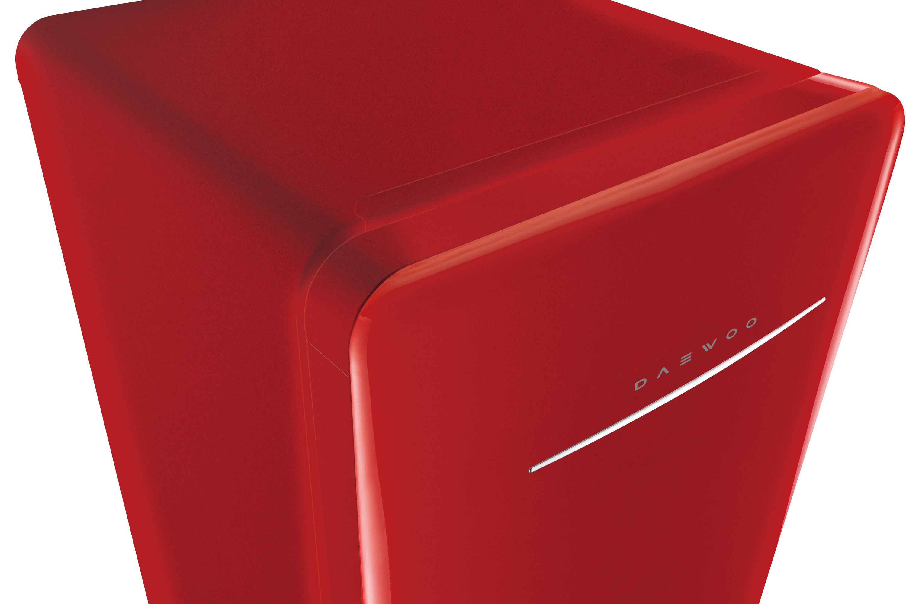 Ft Pure Red Daewoo FR-044RCNR Retro Compact Refrigerator 4.4 Cu 