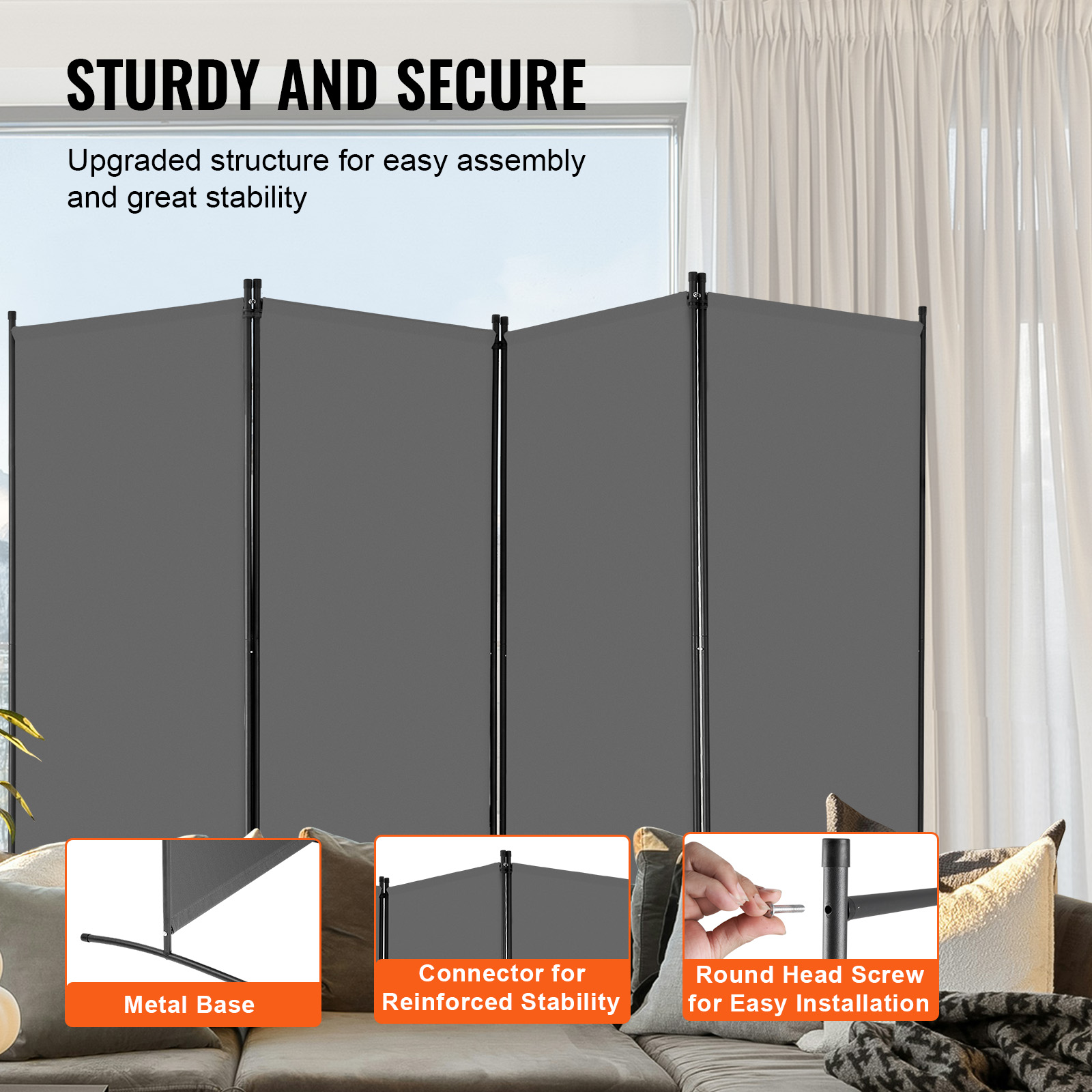 SVOPES SVOPESBLFWFGQ09798V0 Indoor-Privacy-Screens - View #5