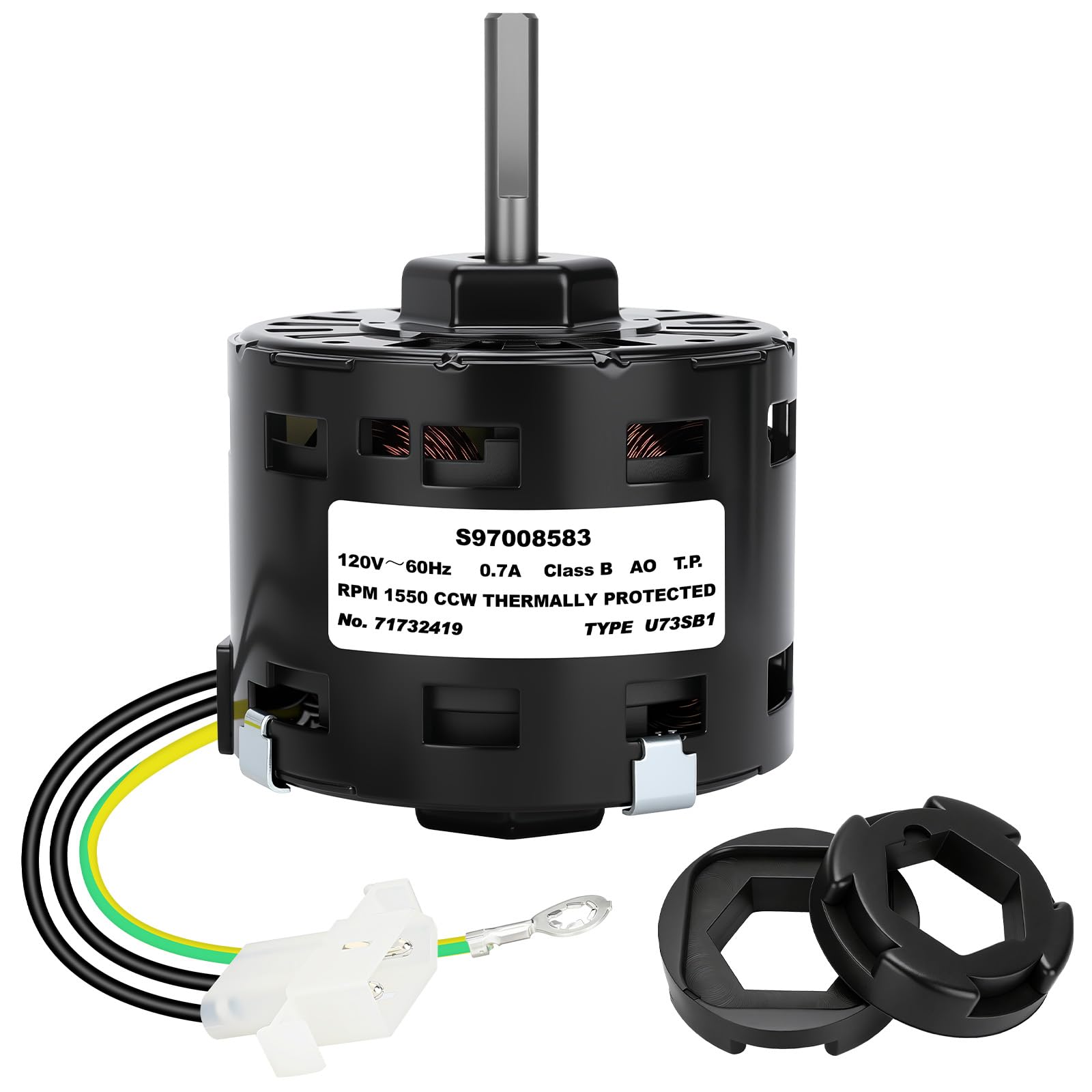 AOIZGMY  Bathroom Exhaust Fan Motor Replacement 1 100 HP 1550 RPM High Airflow Low Noise Compatible with 360 and 360MG Ventilation Fan Models
