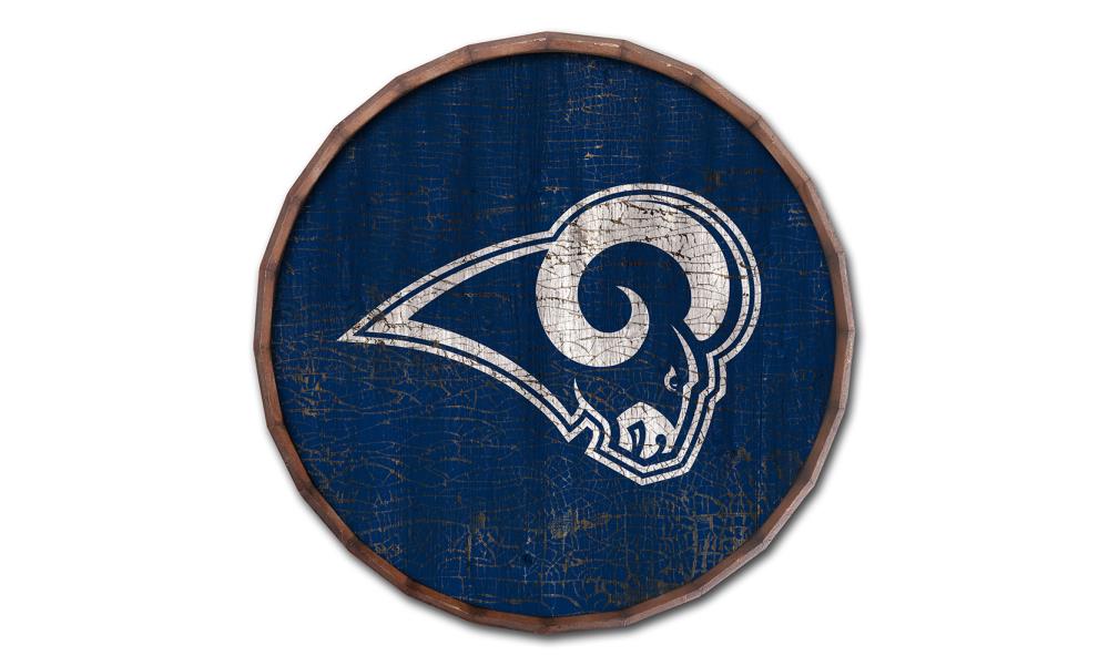 Los Angeles Rams 12 Landscape Circle Sign