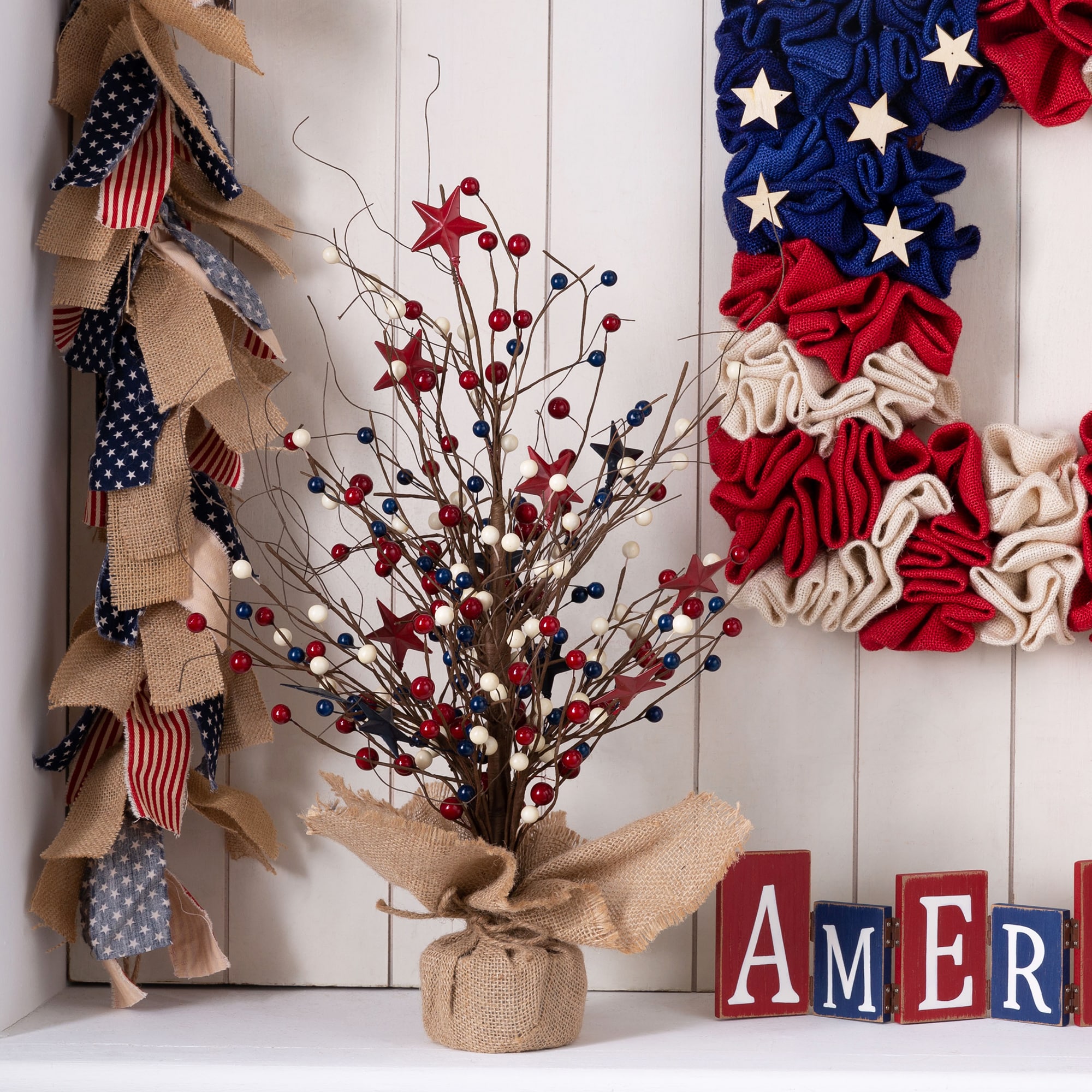 Glitzhome GH2015600001 Indoor-Fourth-Of-July-Decorations - View #2