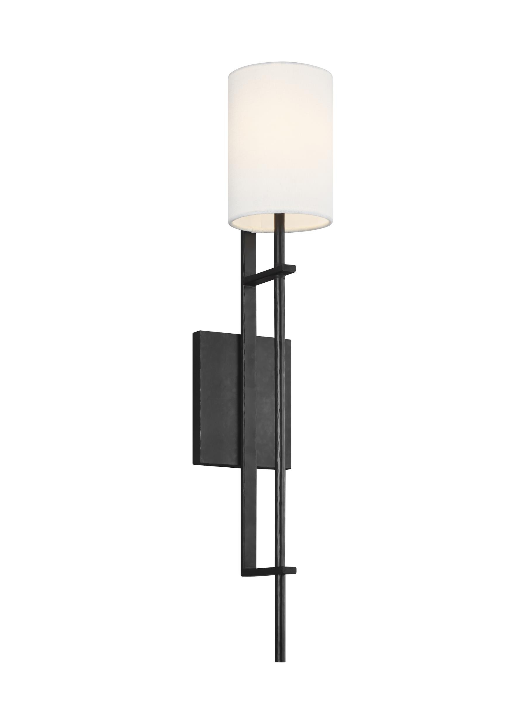 Generation Lighting WB1940AI Ansley 4.75-in W 1 -Light Gray Wall Sconce