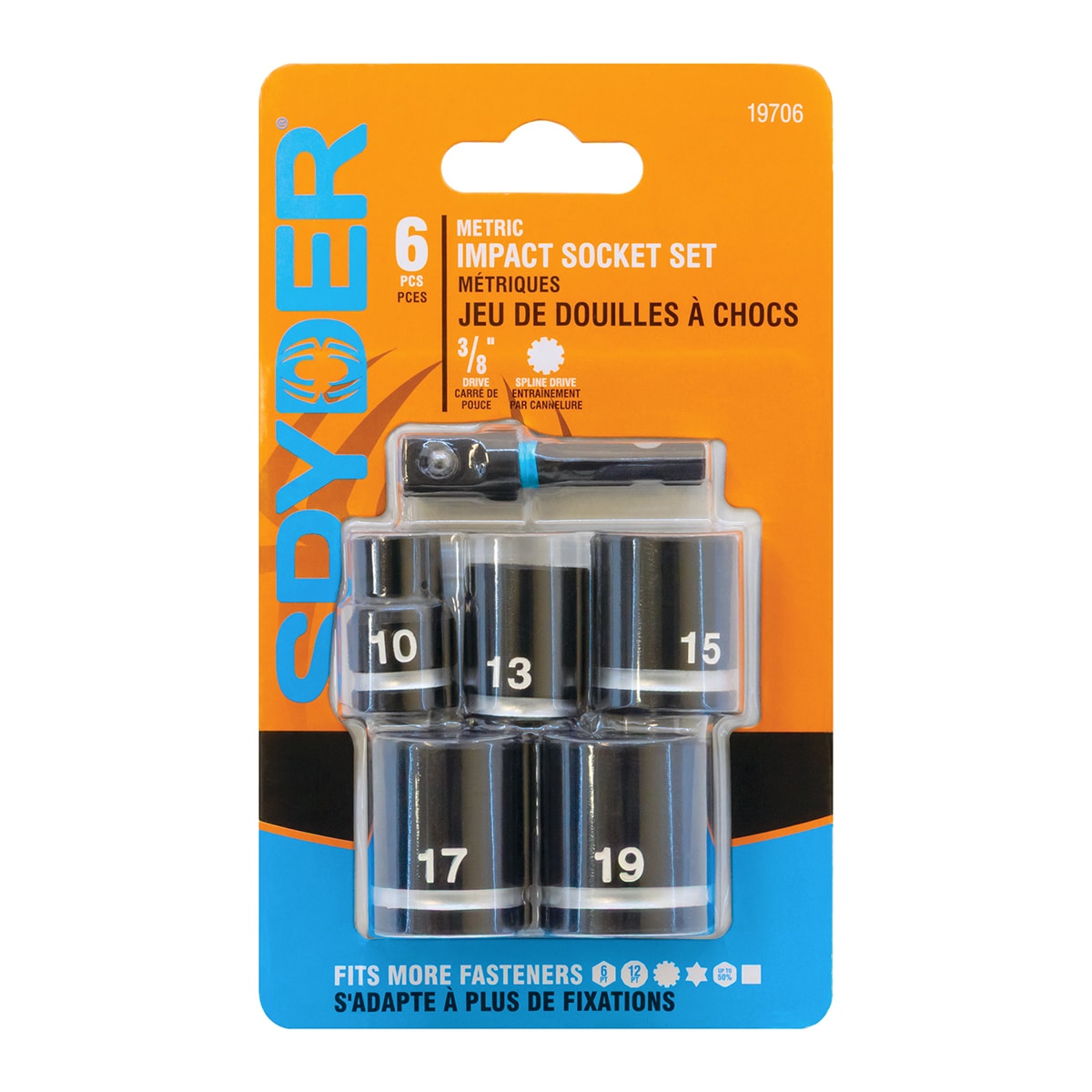 Spyder 19706 Impact-Socket-Sets - View #2
