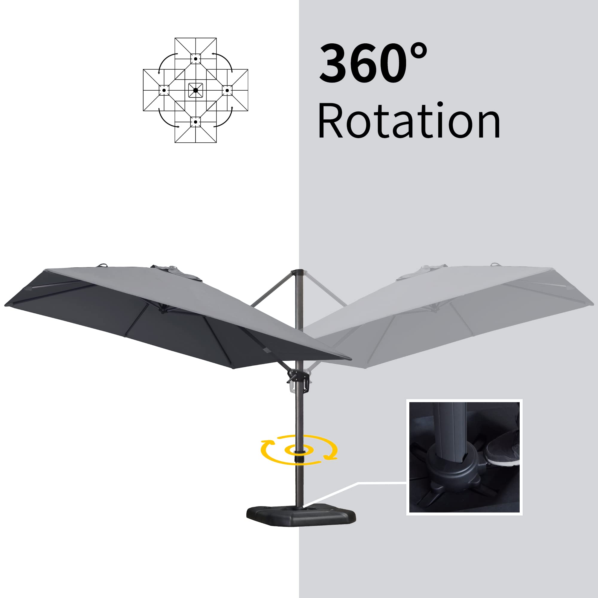 PURPLE LEAF LS05YKLRS10-DG Umbrellas-2 - View #6