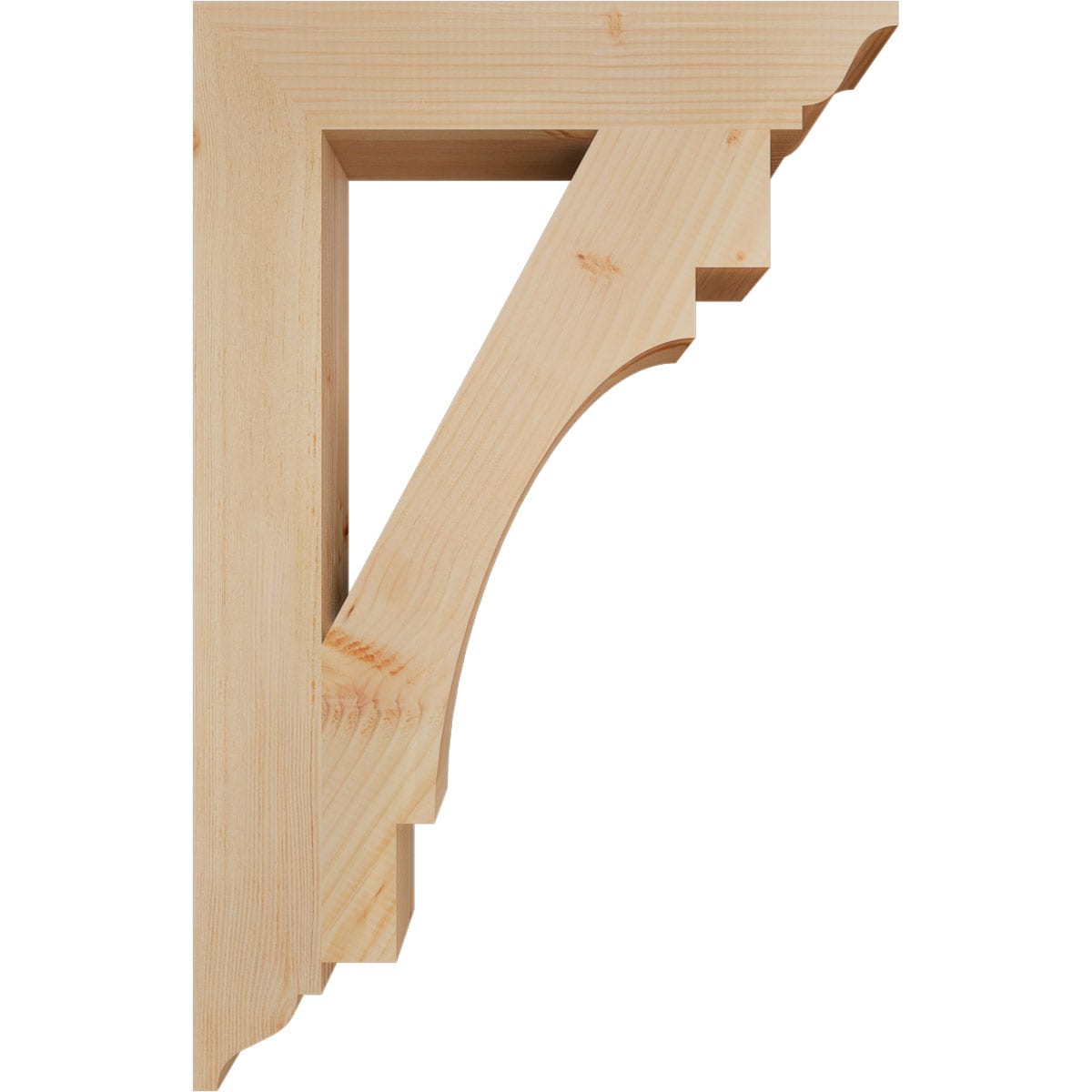 Ekena Millwork BKT04X22X34MRC01SDF Exterior-Brackets-Braces - View #3